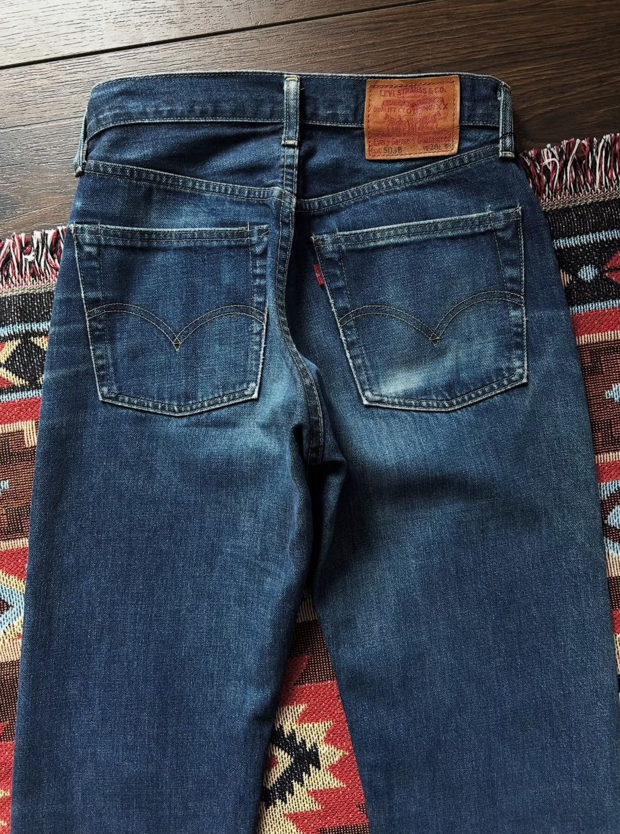 Vintage Vintage Levi's 1990s 503B Selvedge Denim Pant Size US 26 / EU 42 - 3 Thumbnail