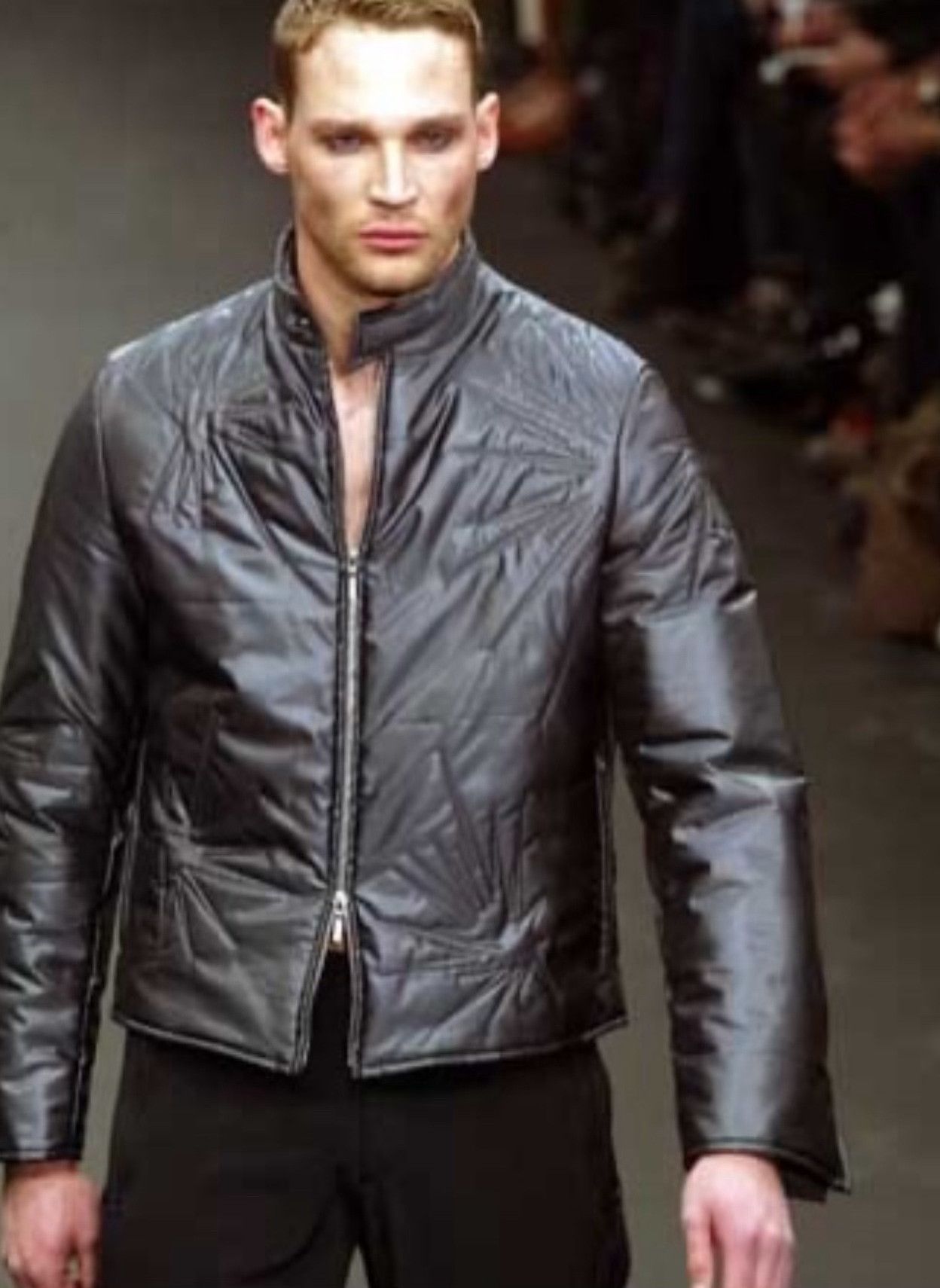 Vintage Vintage JIL SANDER AW2004 G Shot Bomber Jacket Size US M / EU 48-50 / 2 - 2 Thumbnail