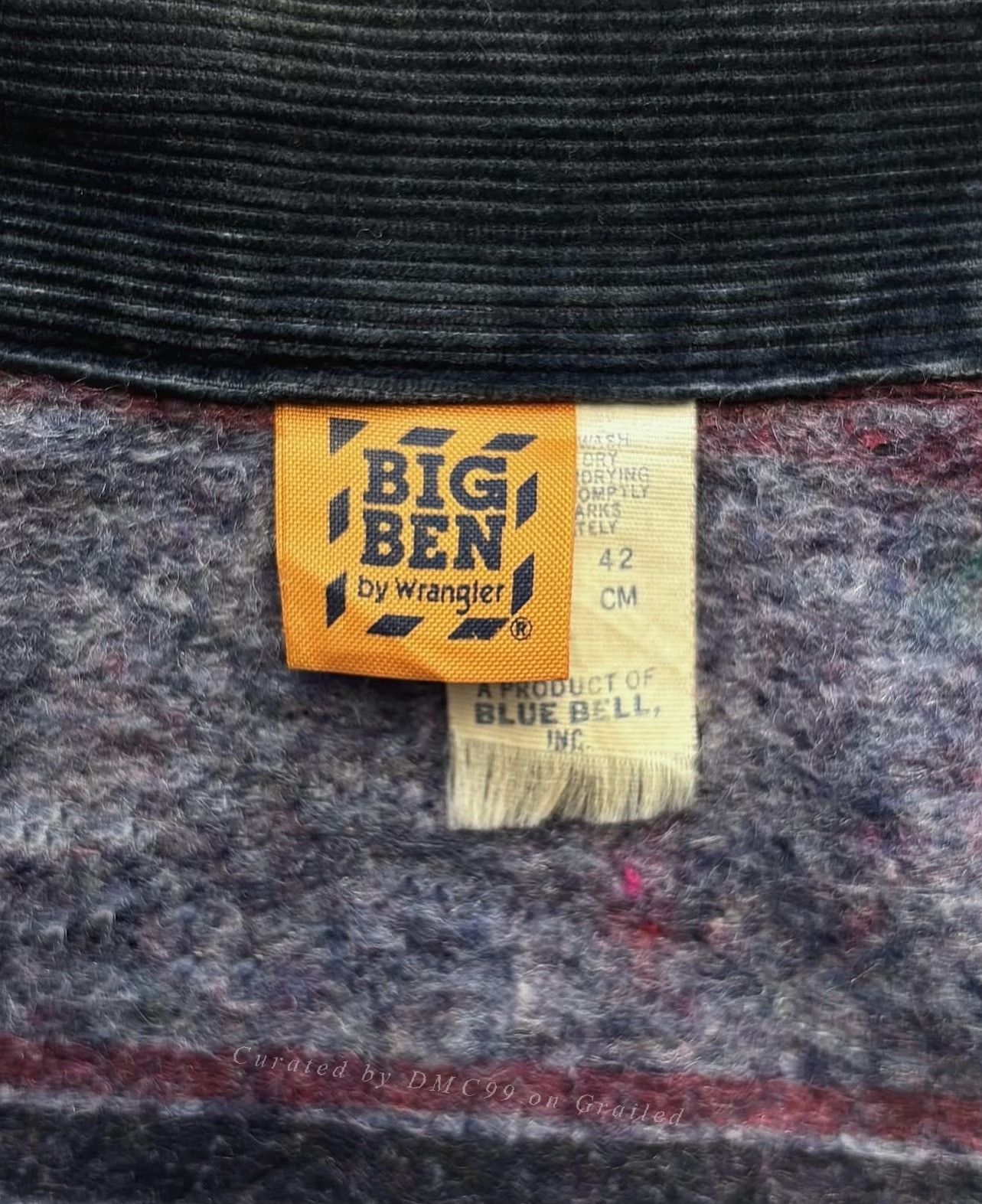 Vintage 70s Big Ben Wrangler Denim Work Jacket Size US M / EU 48-50 / 2 - 6 Thumbnail