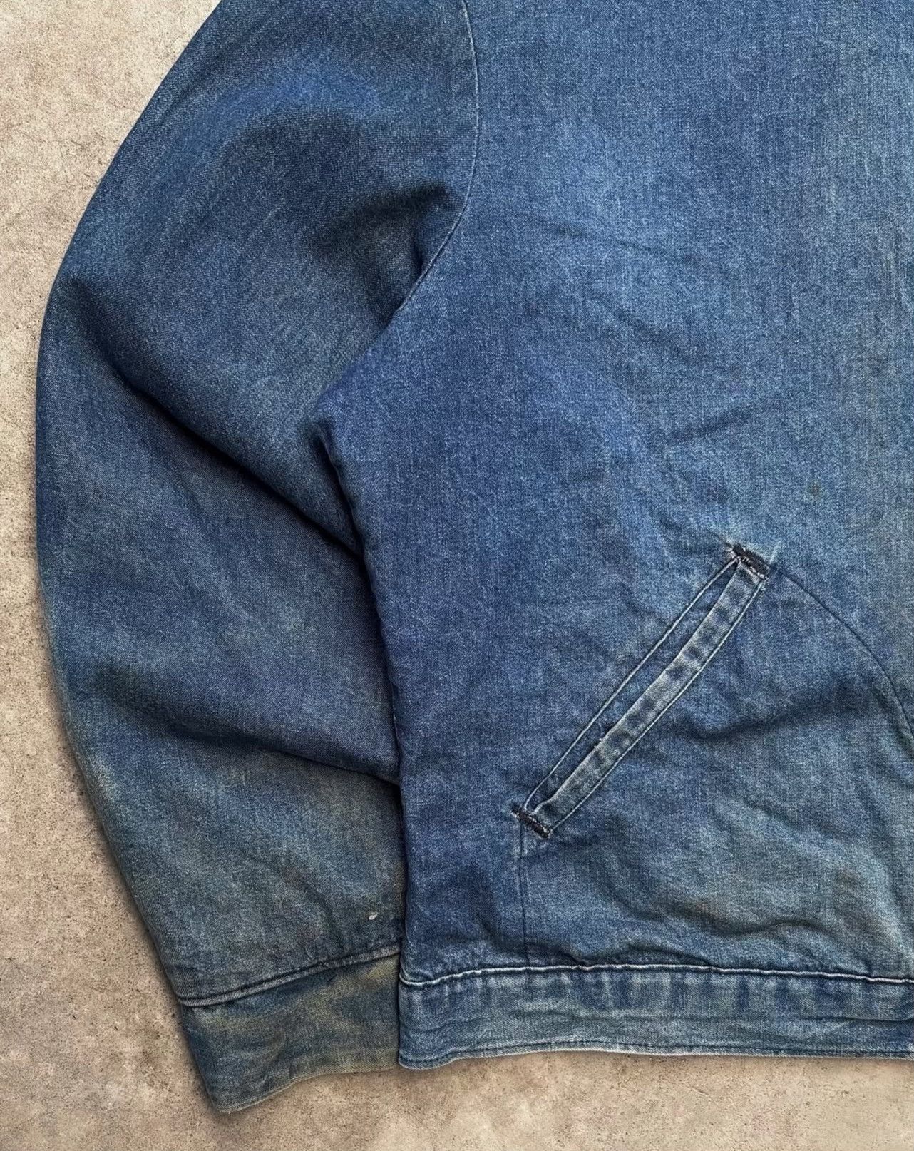 Vintage 70s Big Ben Wrangler Denim Work Jacket Size US M / EU 48-50 / 2 - 3 Thumbnail