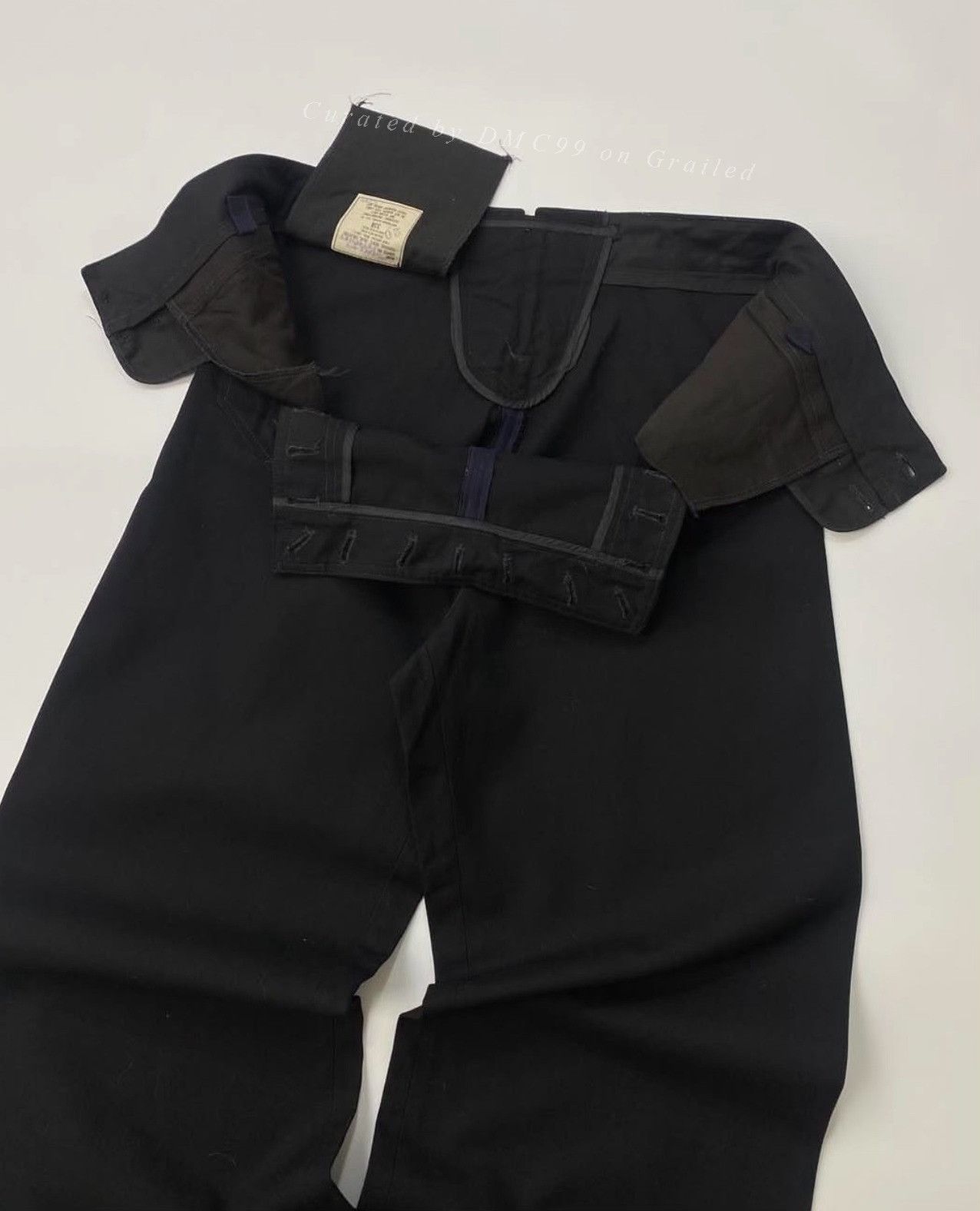 Vintage 1980s US Navy Cracker Jack Wool Pants Size US 32 / EU 48 - 4 Thumbnail