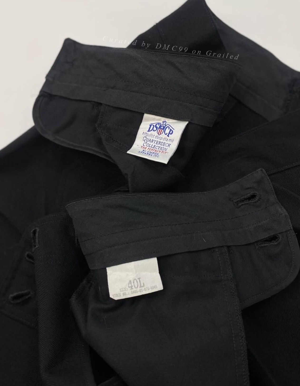 Vintage 1990s US Navy Sailor Pants Size US 38 / EU 54 - 5 Thumbnail