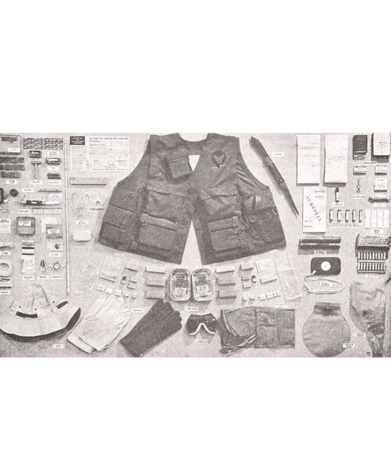 Vintage 1940s USAF C-1 Emergency Sustenance Vest Size US M / EU 48-50 / 2 - 7 Thumbnail