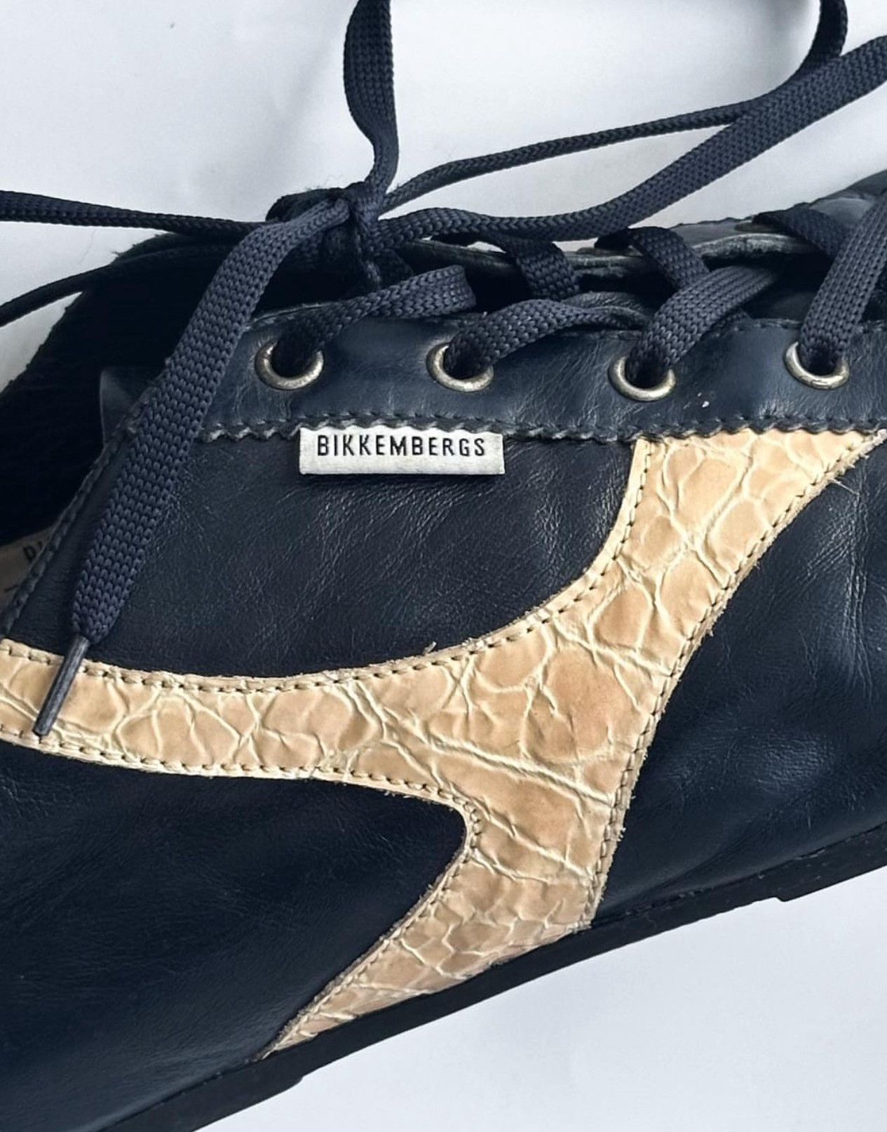Vintage Vintage Dirk Bikkembergs 2000s Soccer Leather Trainer Size US 11 / EU 44 - 2 Thumbnail