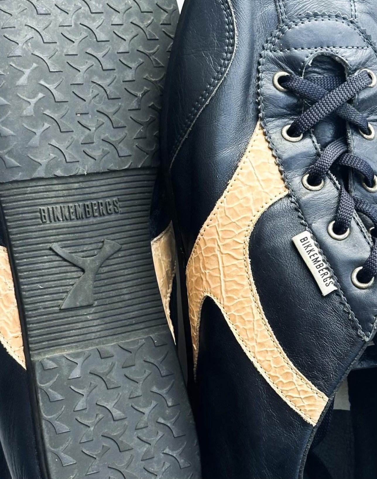Vintage Vintage Dirk Bikkembergs 2000s Soccer Leather Trainer Size US 11 / EU 44 - 9 Thumbnail