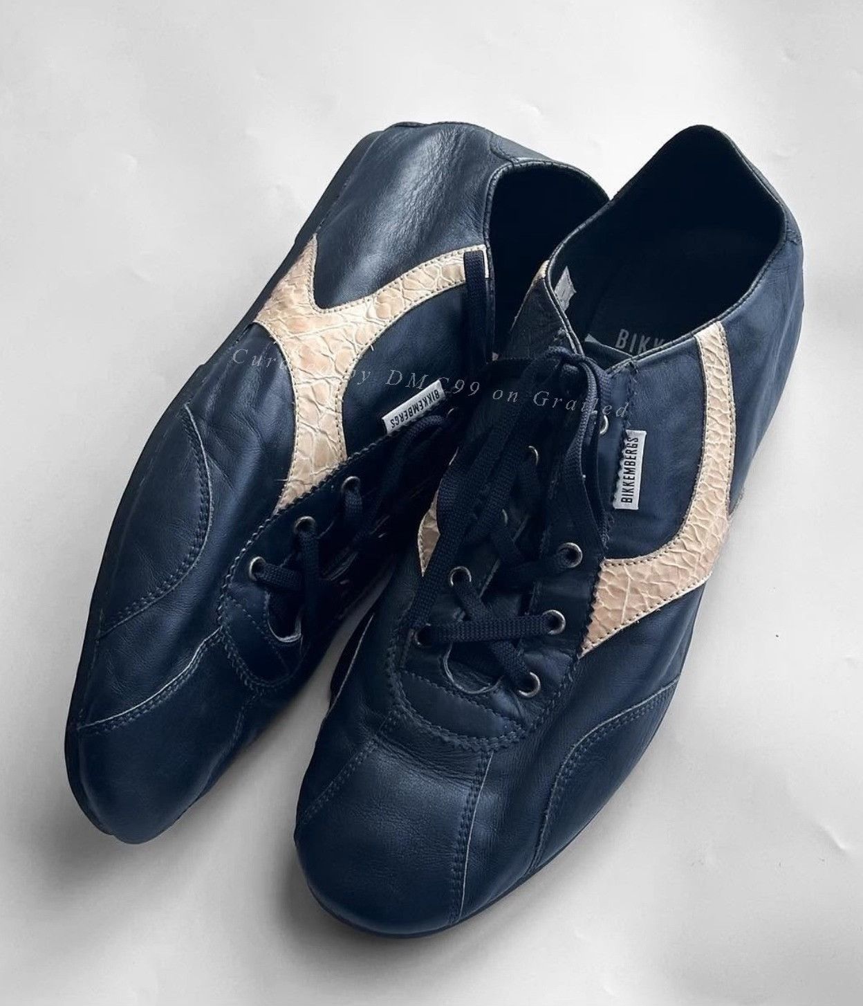 Vintage Vintage Dirk Bikkembergs 2000s Soccer Leather Trainer Size US 11 / EU 44 - 4 Thumbnail