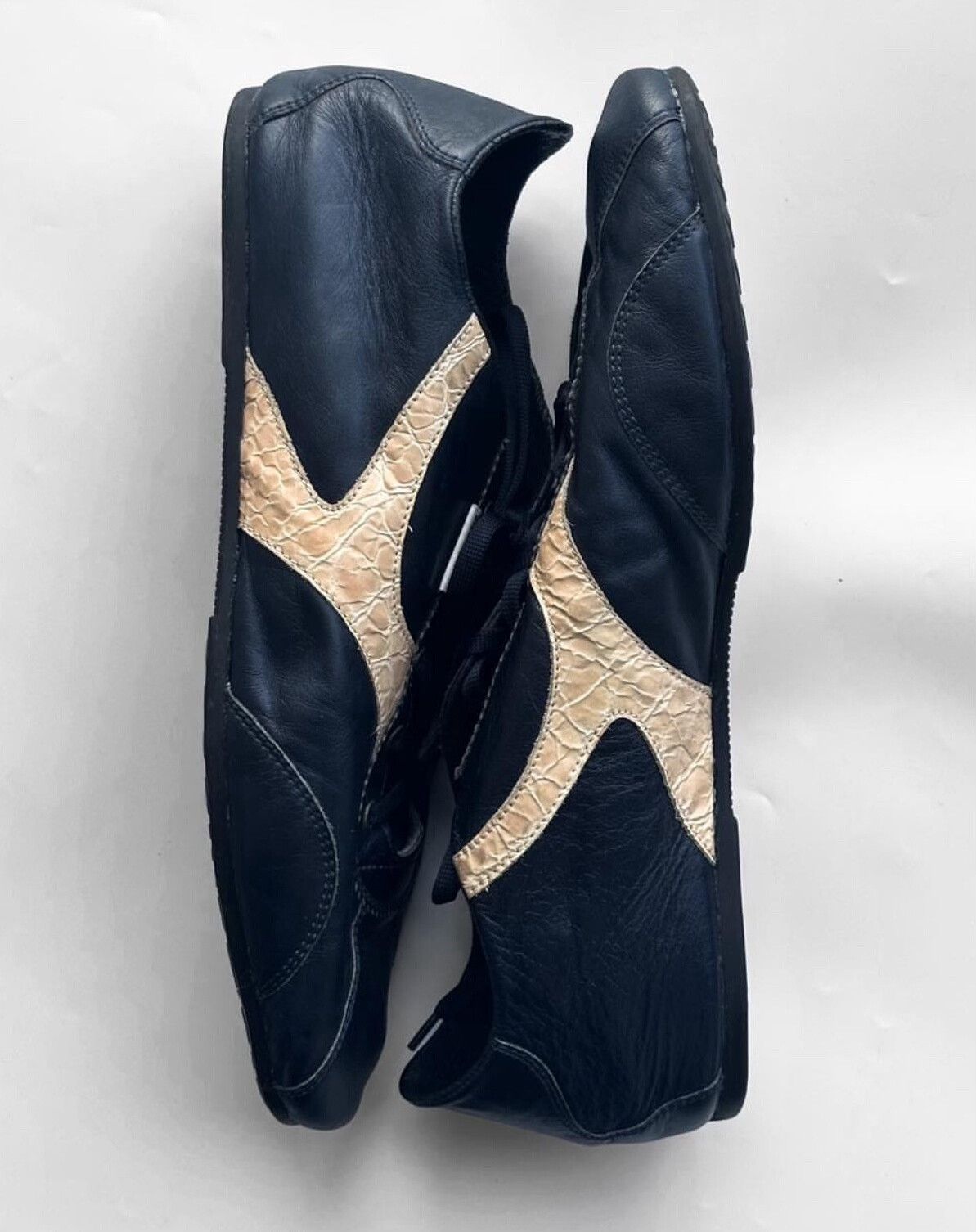 Vintage Vintage Dirk Bikkembergs 2000s Soccer Leather Trainer Size US 11 / EU 44 - 3 Thumbnail