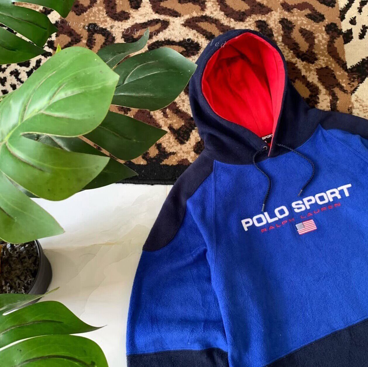 Vintage Vintage 1990s Polo Sport Hoodie Size US M / EU 48-50 / 2 - 2 Thumbnail