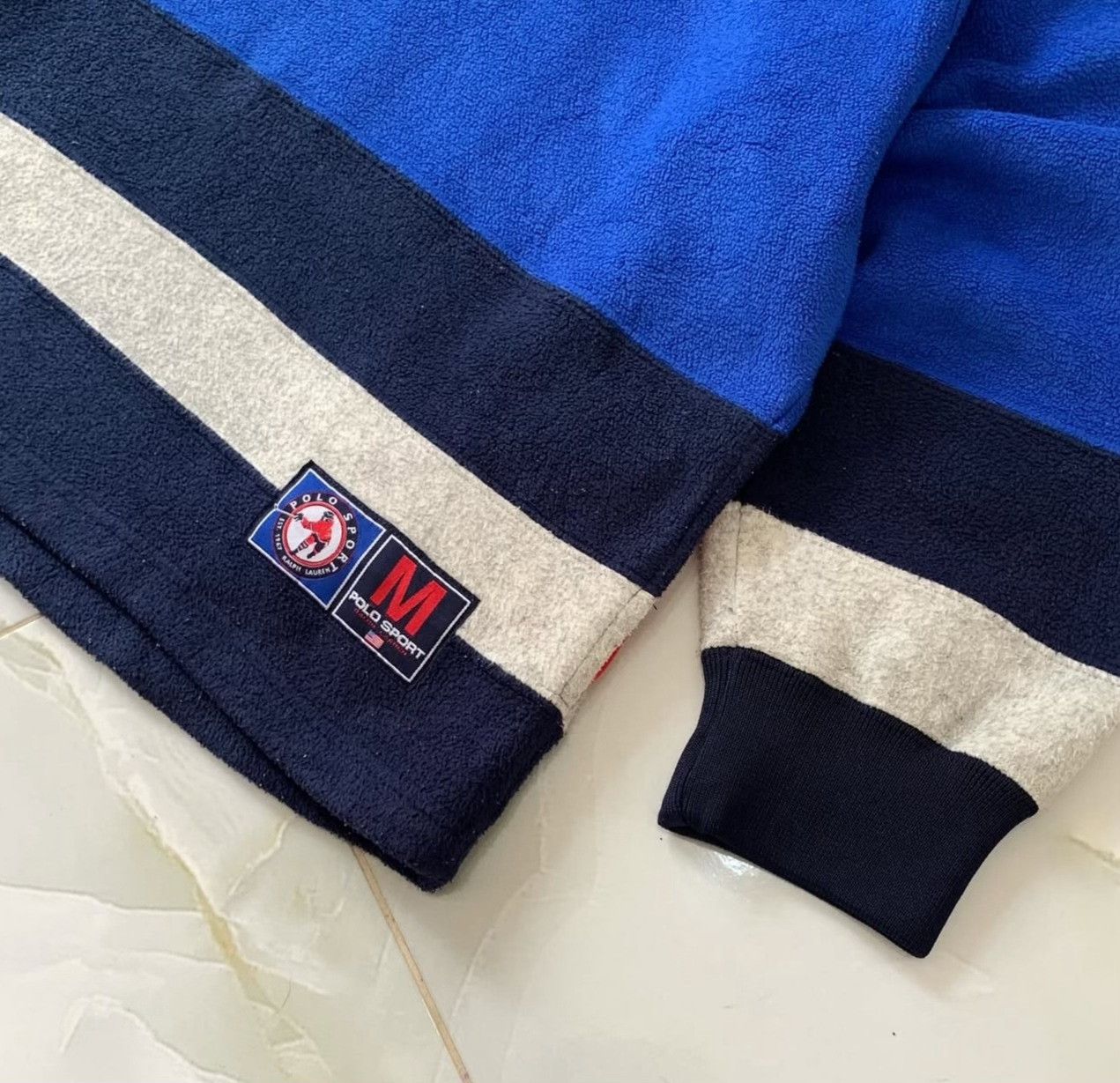 Vintage Vintage 1990s Polo Sport Hoodie Size US M / EU 48-50 / 2 - 4 Thumbnail