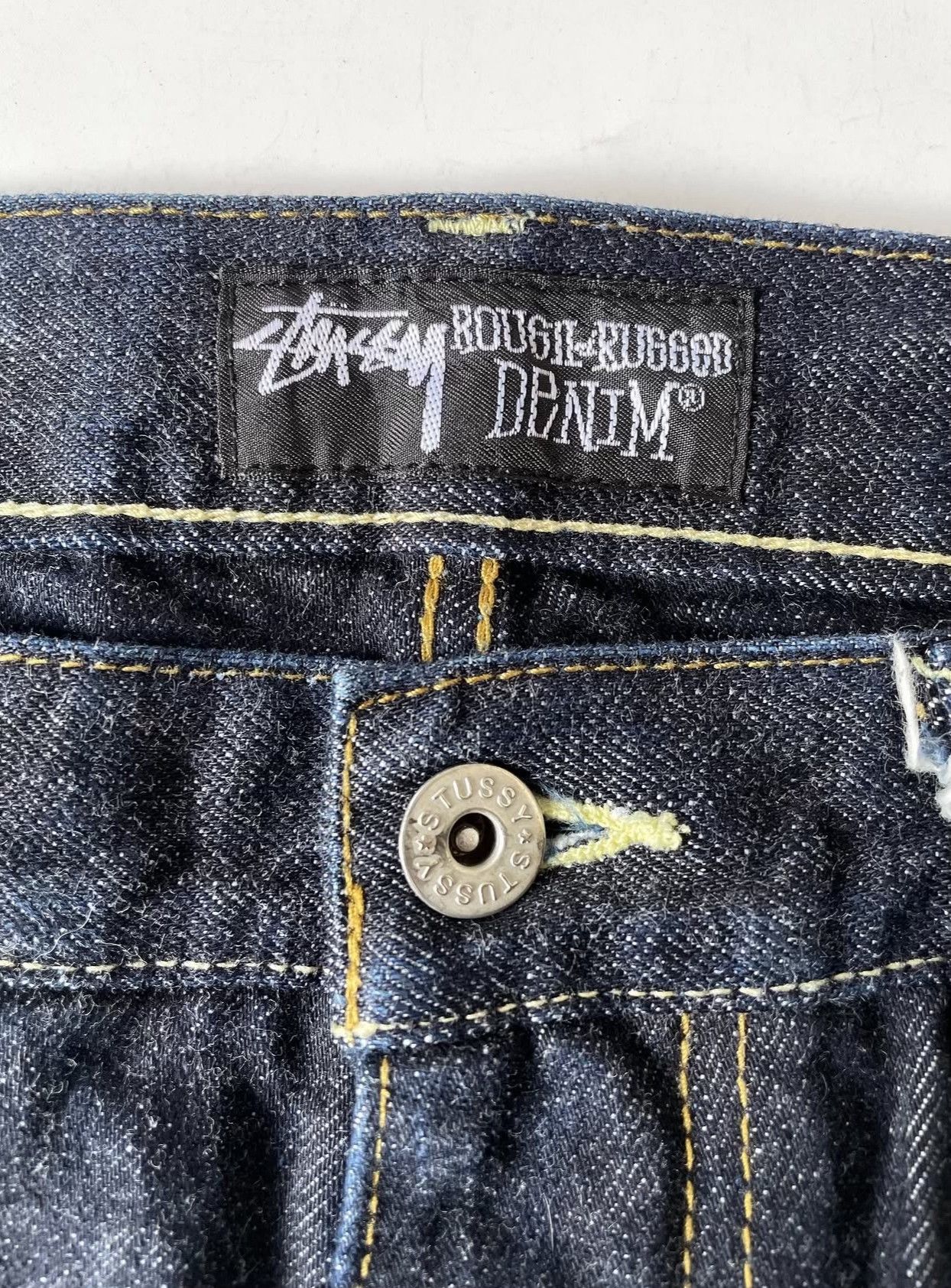 Vintage Vintage Stussy 2000s Rough Rugged Denim Pant Size US 38 / EU 54 - 5 Thumbnail