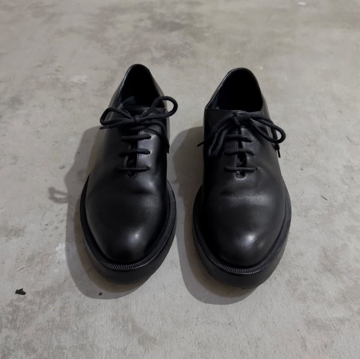 Vintage Vintage Balenciaga Leather Derby Shoes Size US 7 / EU 40 - 3 Thumbnail