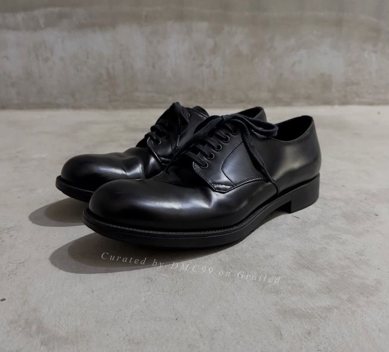 Vintage Vintage Prada 2010s Business Derby Shoes Size US 8 / EU 41 - 3 Thumbnail