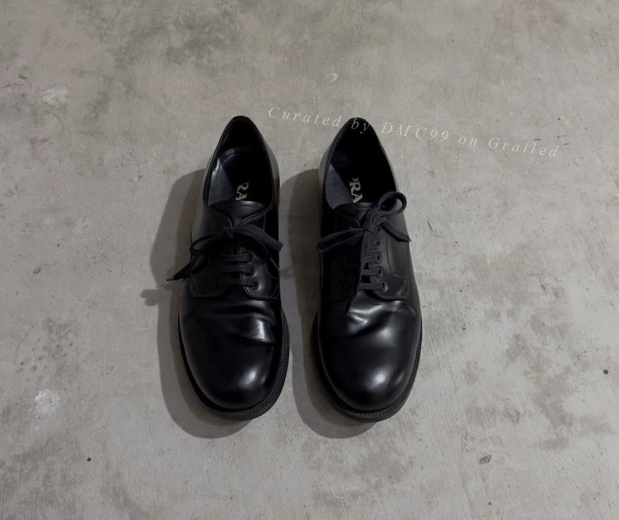 Vintage Vintage Prada 2010s Business Derby Shoes Size US 8 / EU 41 - 5 Thumbnail