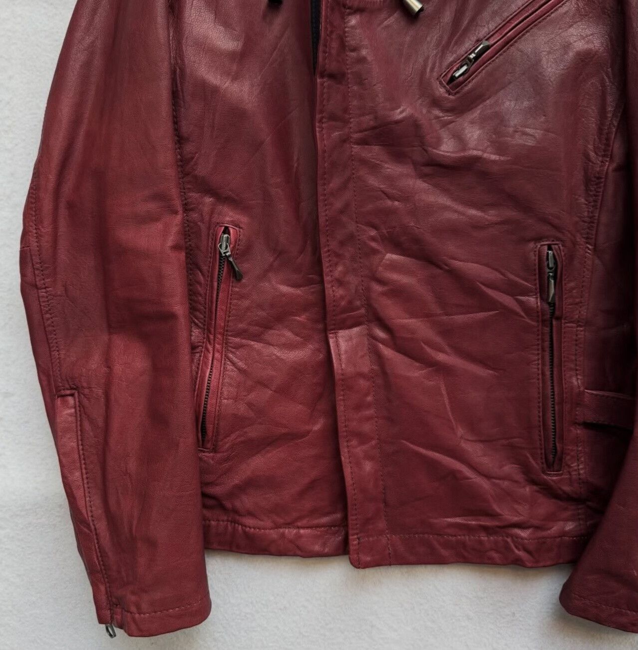 Vintage Vintage Katharine Hamnett 'Alien' Goat Skin Jacket Size US M / EU 48-50 / 2 - 5 Thumbnail
