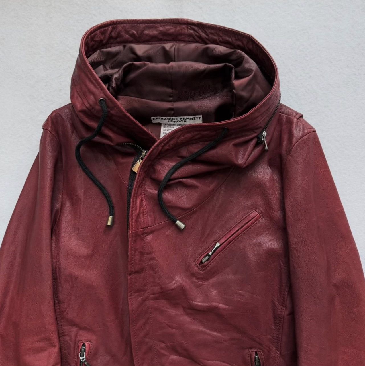 Vintage Vintage Katharine Hamnett 'Alien' Goat Skin Jacket Size US M / EU 48-50 / 2 - 4 Thumbnail