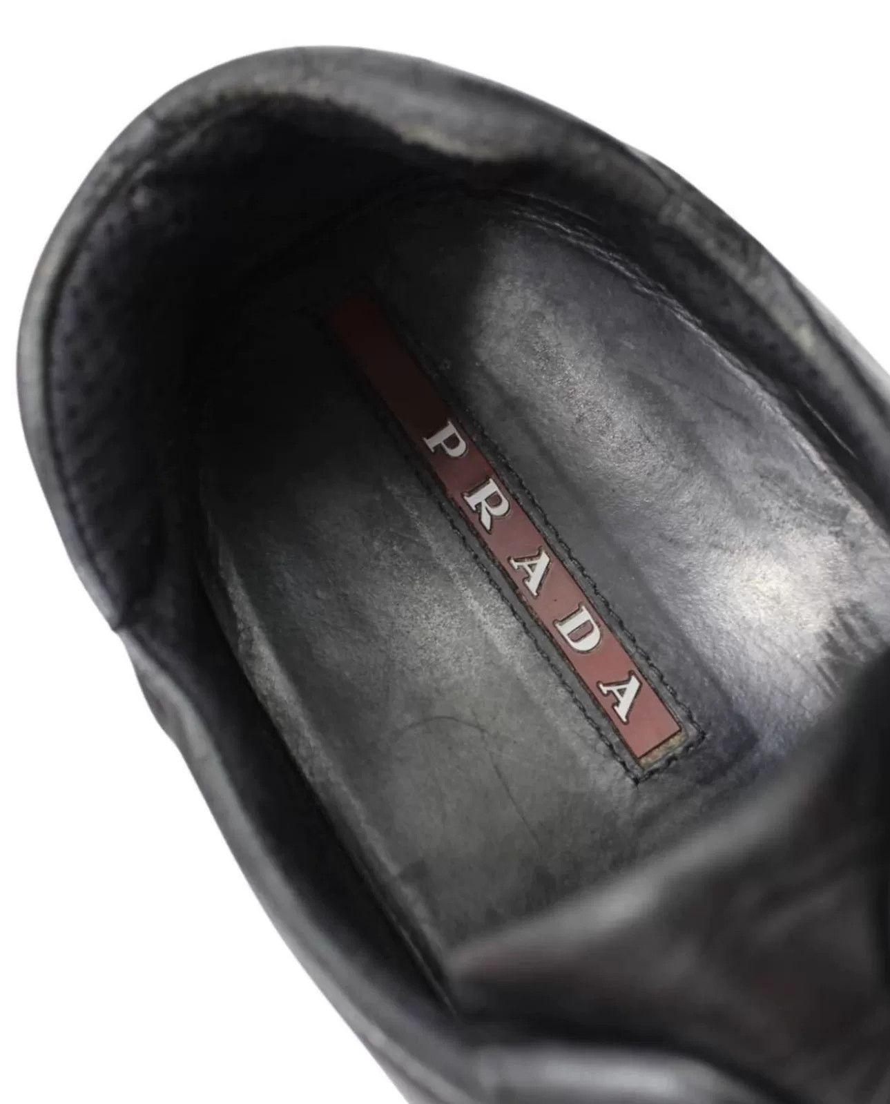 Vintage Vintage Prada SS1999 Leather Sneakers Size US 10 / EU 43 - 5 Thumbnail
