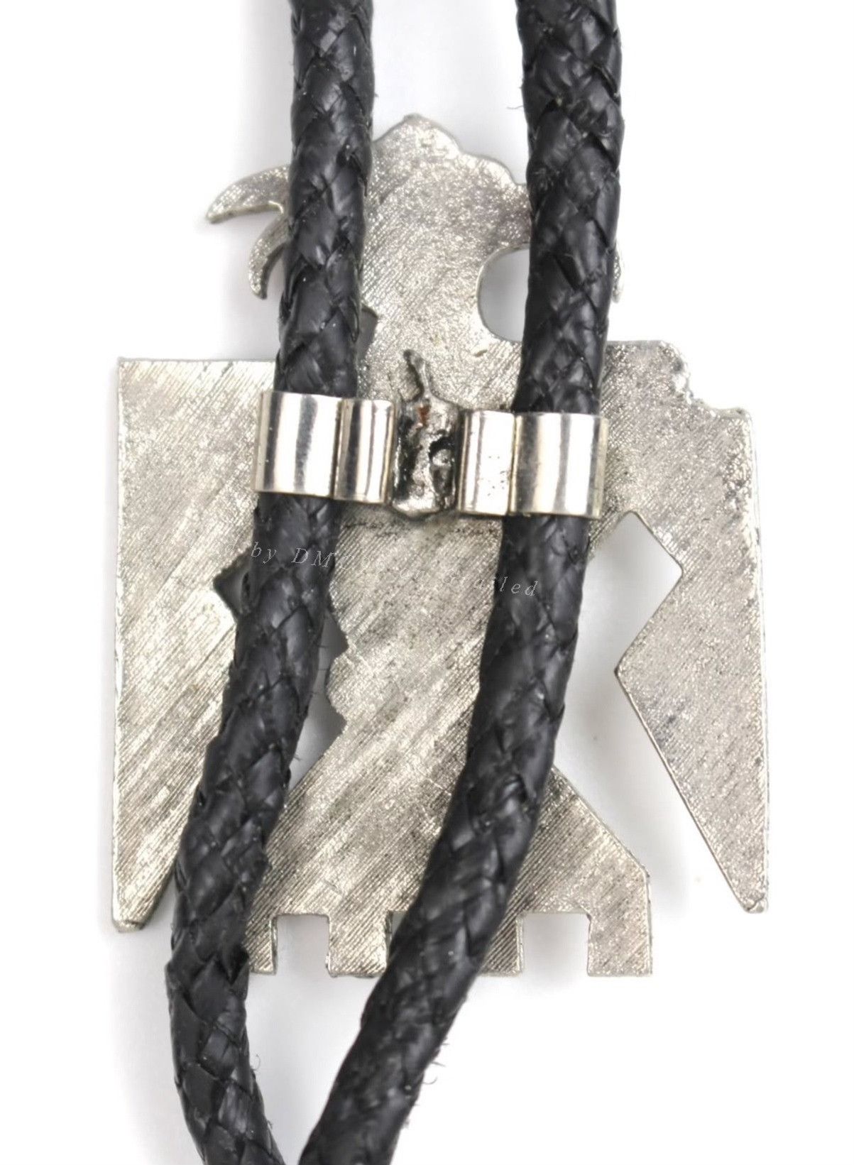 Vintage 1990s Native American Southwestern Thunderbird Bolo Tie Size ONE SIZE - 4 Thumbnail