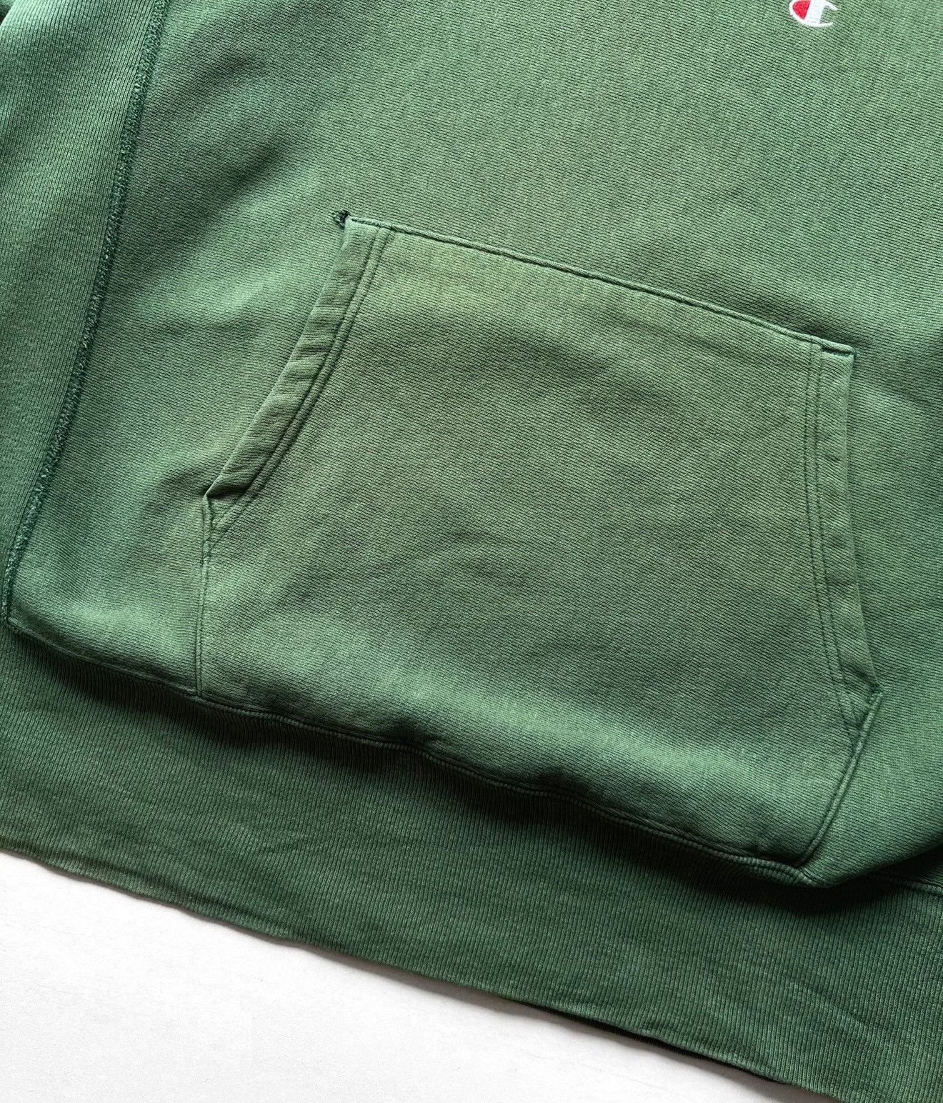 Vintage Vintage 1990s Faded Champion Reverse Weave Hoodie Size US L / EU 52-54 / 3 - 7 Thumbnail