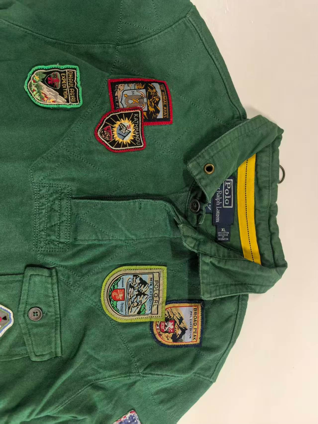Vintage Vintage Polo Ralph Lauren Green Longsleeve Shirt Size US M / EU 48-50 / 2 - 4 Thumbnail
