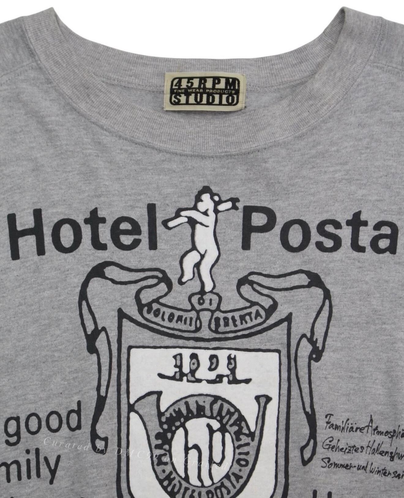 Vintage Vintage 2000s 45RPM Studio Hotel Posta Sweatshirt Size US M / EU 48-50 / 2 - 3 Thumbnail