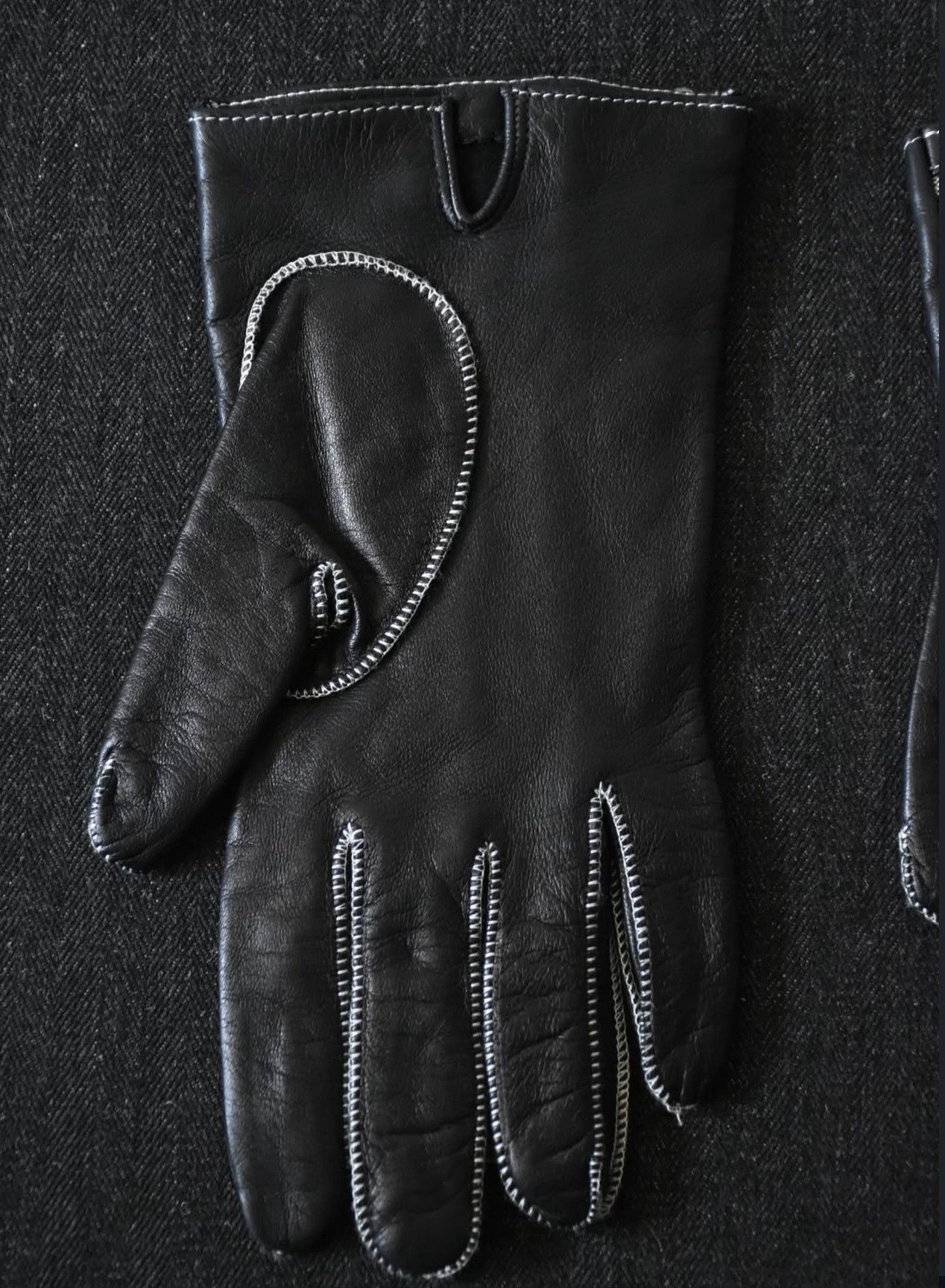 Vintage Vintage Coach 1990s Nappa Leather Black Gloves Size ONE SIZE - 4 Thumbnail