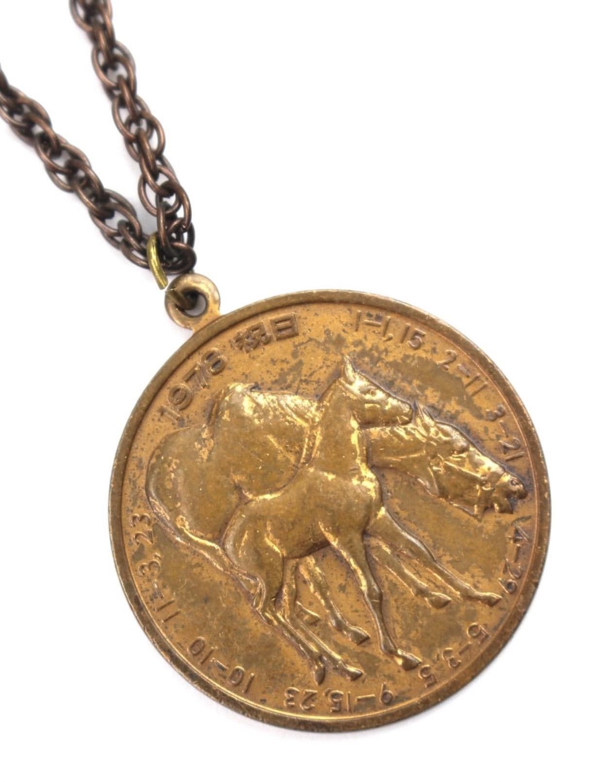 Vintage Vintage 1978 Japanese Year of the Horse Calendar Necklace Size ONE SIZE - 3 Thumbnail