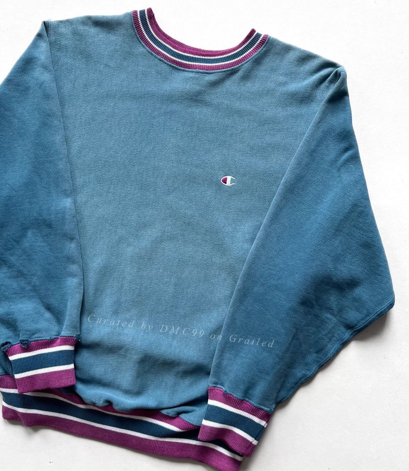 Vintage 1990s Champion 3-Tone Reverse Weave Sweatshirt Size US M / EU 48-50 / 2 - 4 Thumbnail