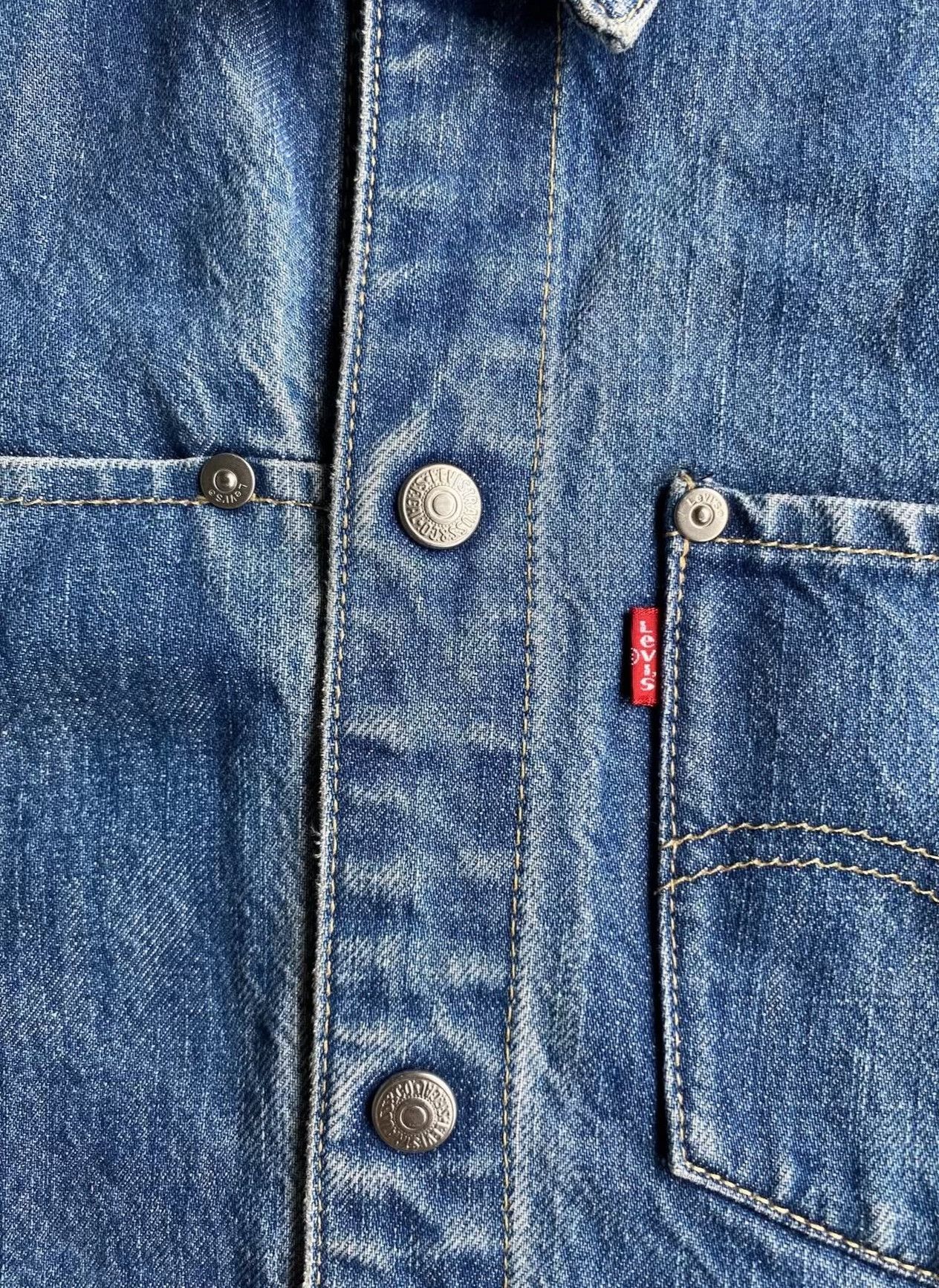 Vintage Vintage Levi's 2000s Engineered Denim Jacket Size M / US 6-8 / IT 42-44 - 4 Thumbnail