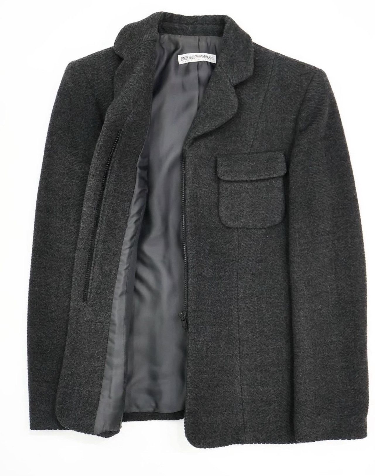 Vintage Vintage Armani 1990s Virgin Wool Jacket Size US M / EU 48-50 / 2 - 4 Thumbnail