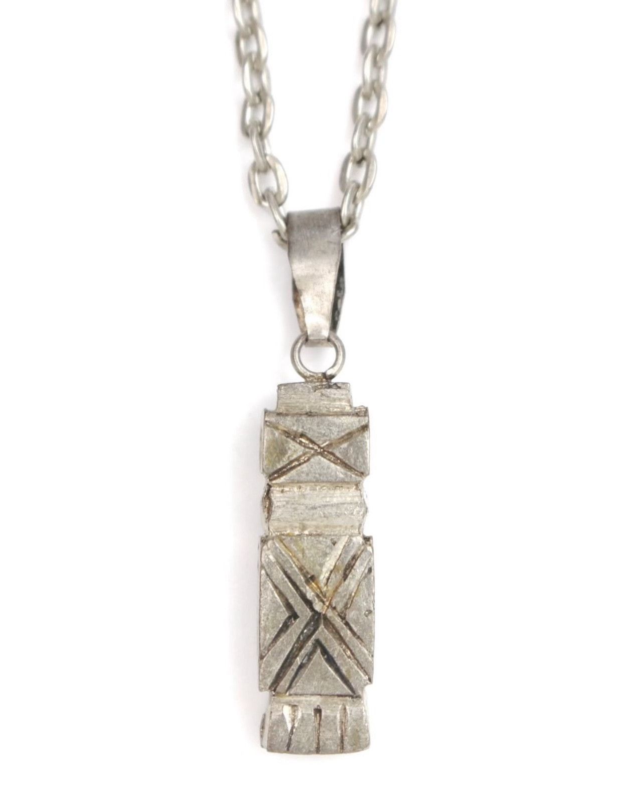 Vintage Vintage 1990s Peruvian Tiwanaku Monolito Totem Pendant Necklace Size ONE SIZE - 4 Thumbnail