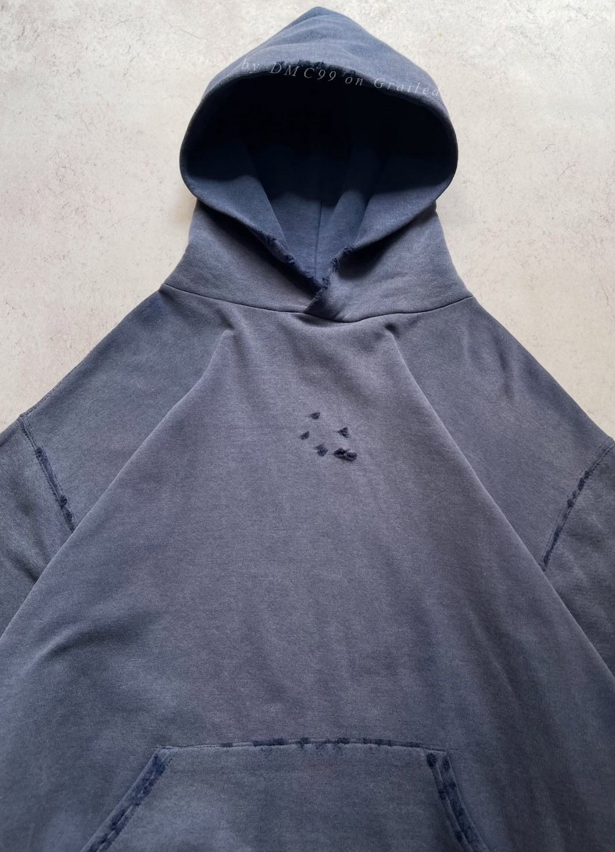 Vintage 1990s Russell Sun Faded Distressed Hoodie Size US M / EU 48-50 / 2 - 2 Thumbnail