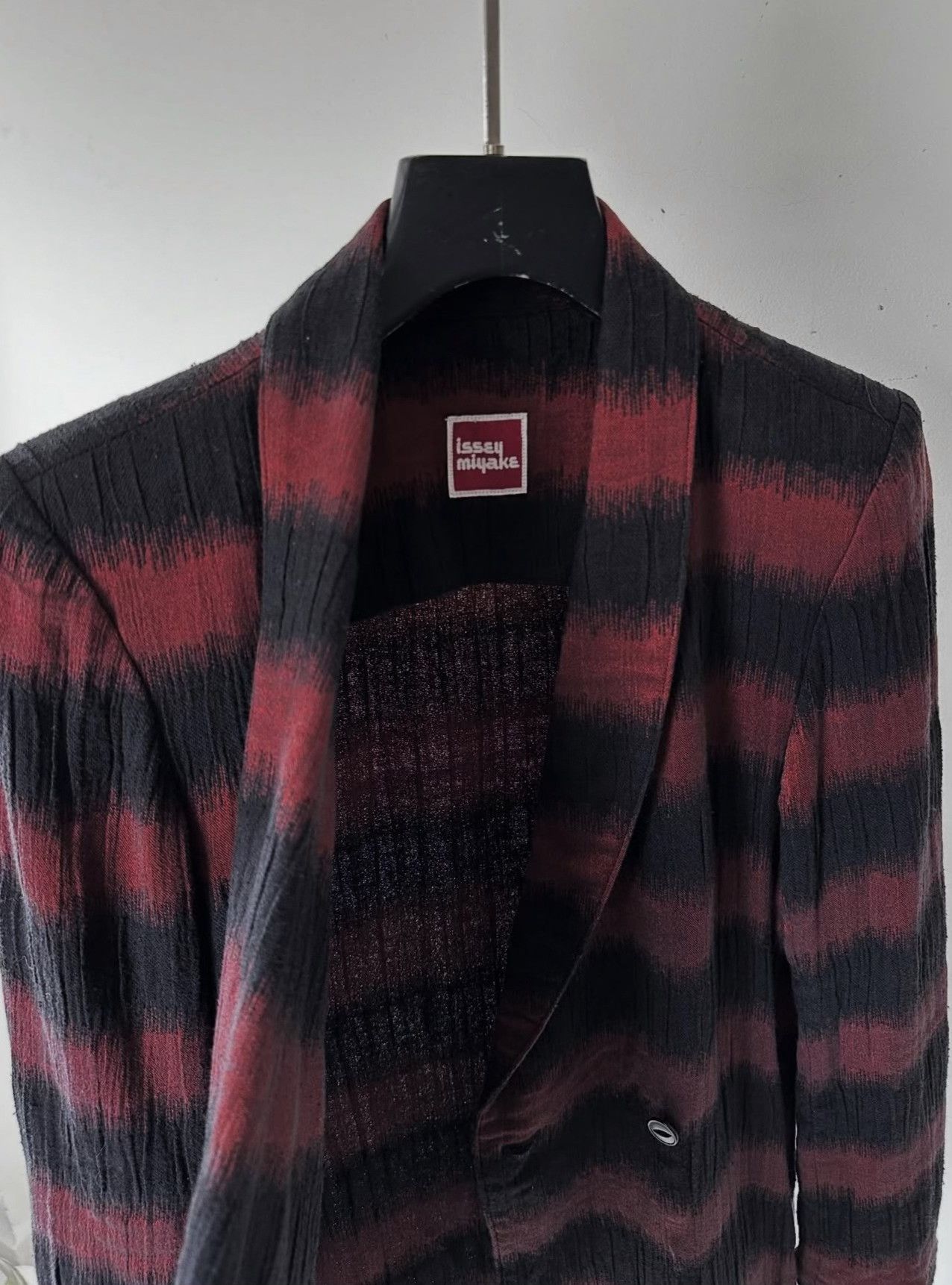 Vintage Vintage 1970s Issey Miyake Striped Blazer Size US M / EU 48-50 / 2 - 6 Thumbnail