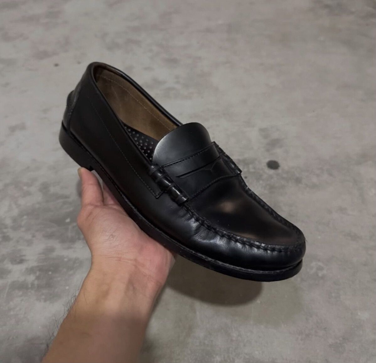 Vintage Vintage Prada Leather Penny Loafer Shoes Size US 8.5 / EU 41-42 - 7 Thumbnail