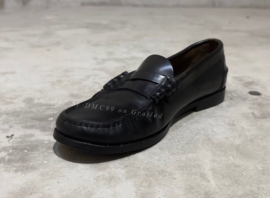 Vintage Vintage Prada Leather Penny Loafer Shoes Size US 8.5 / EU 41-42 - 2 Thumbnail
