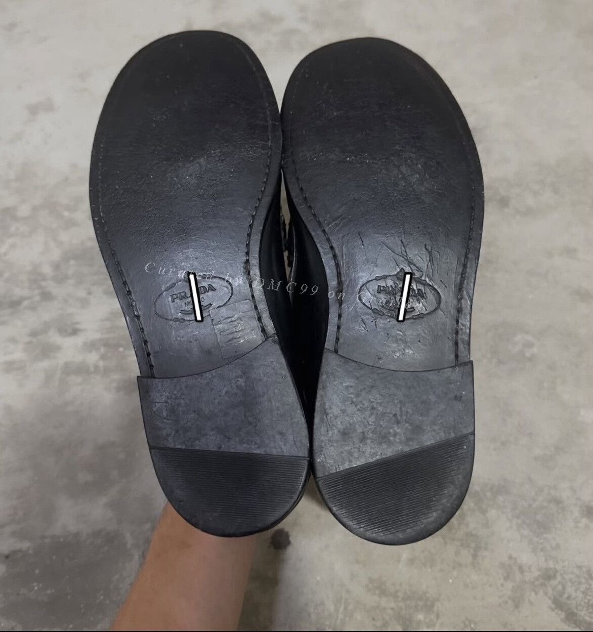 Vintage Vintage Prada Leather Penny Loafer Shoes Size US 8.5 / EU 41-42 - 8 Thumbnail
