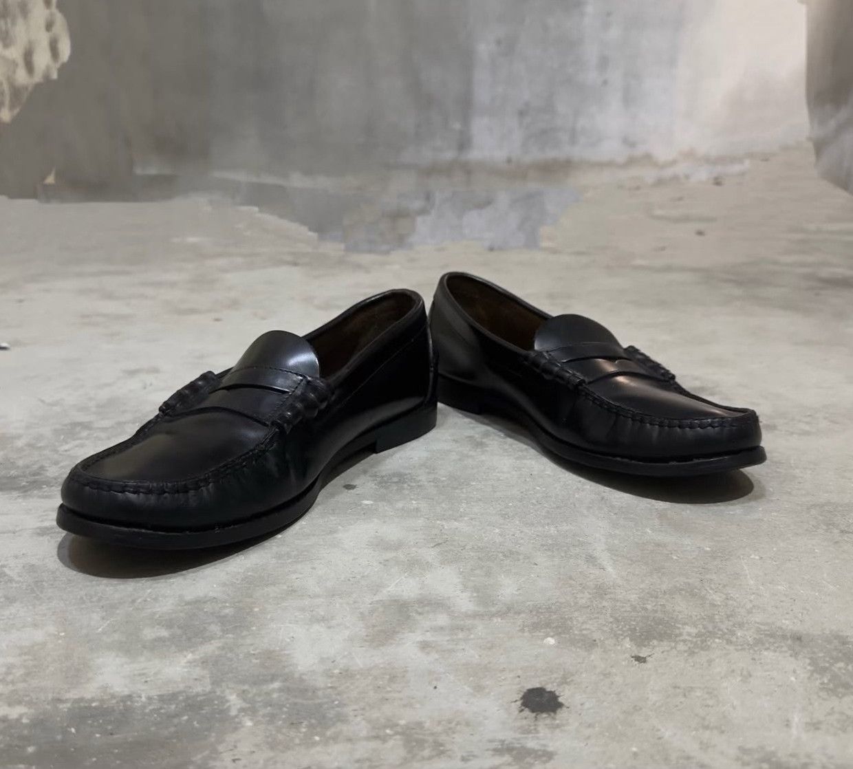 Vintage Vintage Prada Leather Penny Loafer Shoes Size US 8.5 / EU 41-42 - 4 Thumbnail