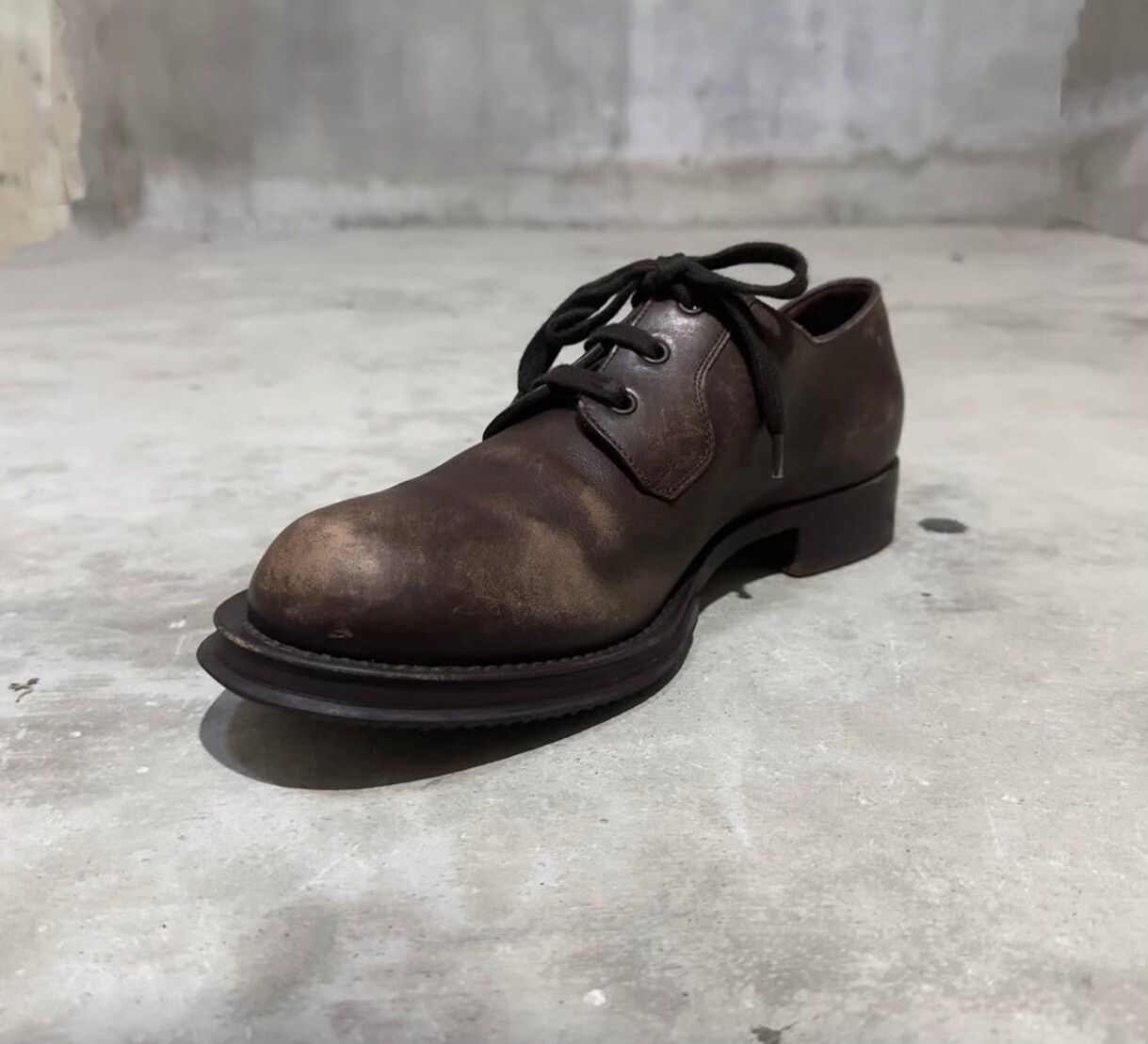 Vintage Vintage Prada 2000s Leather Lace-up Shoes Size US 9.5 / EU 42-43 - 4 Thumbnail