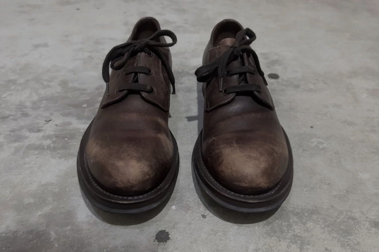 Vintage Vintage Prada 2000s Leather Lace-up Shoes Size US 9.5 / EU 42-43 - 7 Thumbnail