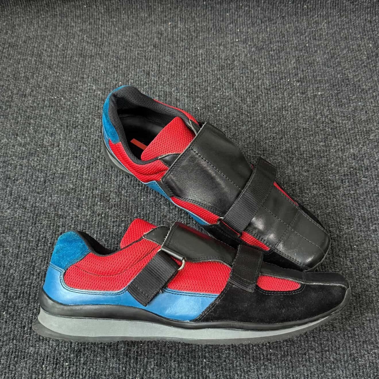 Vintage Vintage 1990s Prada Sport Velcro Sneakers Size US 10 / EU 43 - 3 Thumbnail