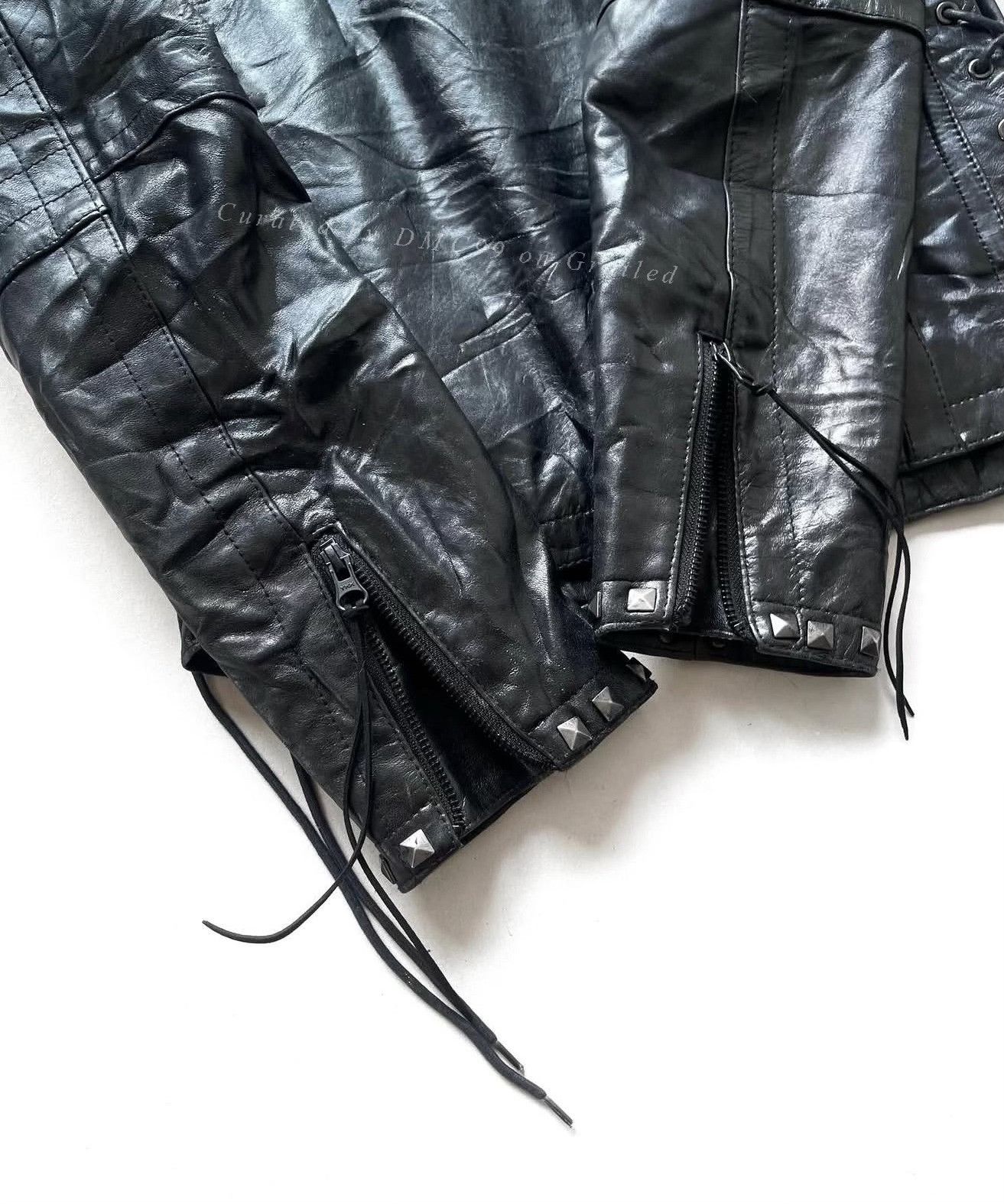 Vintage Vintage 2000s Tornado Mart Studded Leather Biker Jacket Size US M / EU 48-50 / 2 - 8 Thumbnail