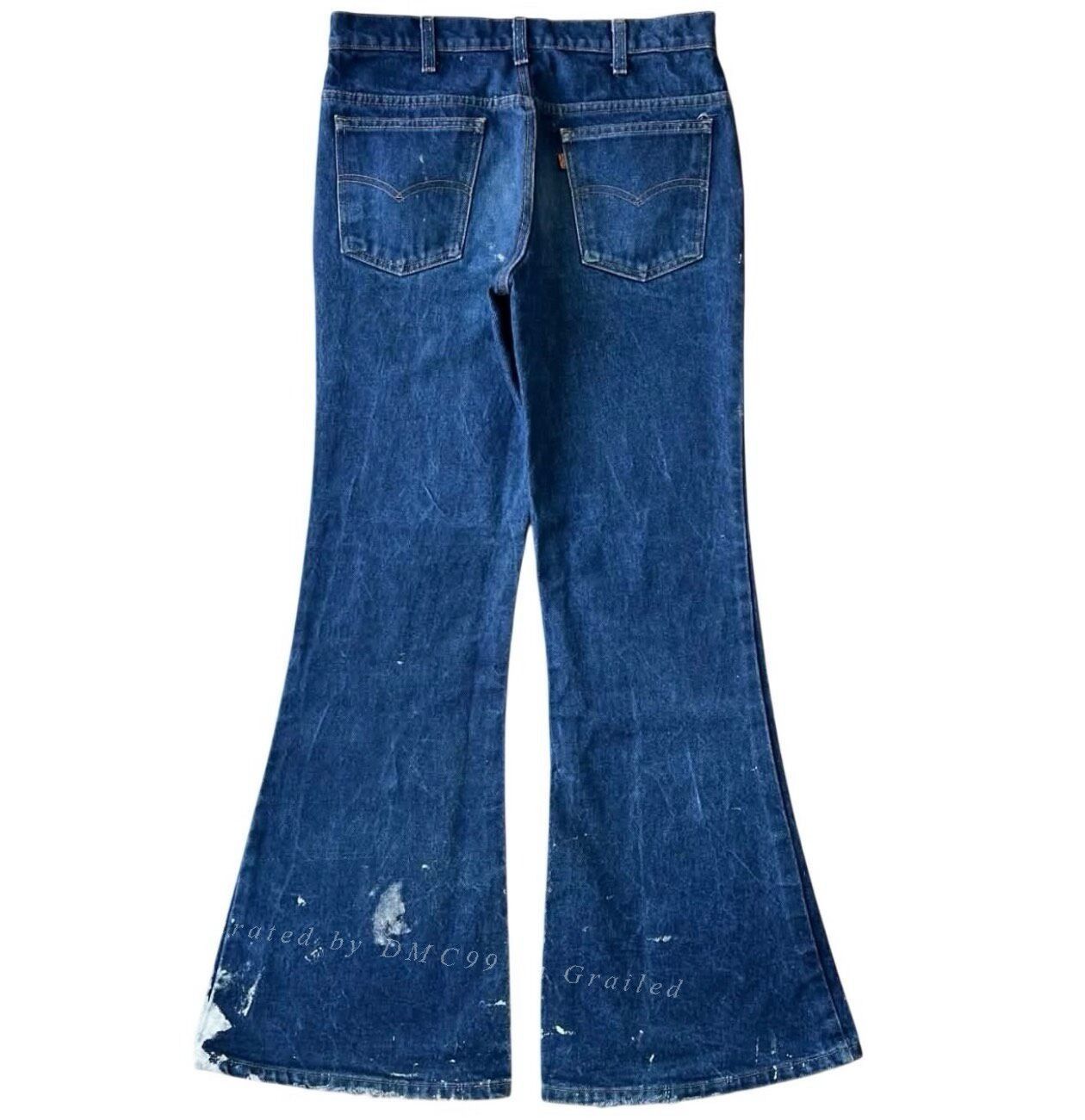 Vintage Vintage 1970s Levi's 684 Big Bell Pants Size US 32 / EU 48 - 2 Thumbnail