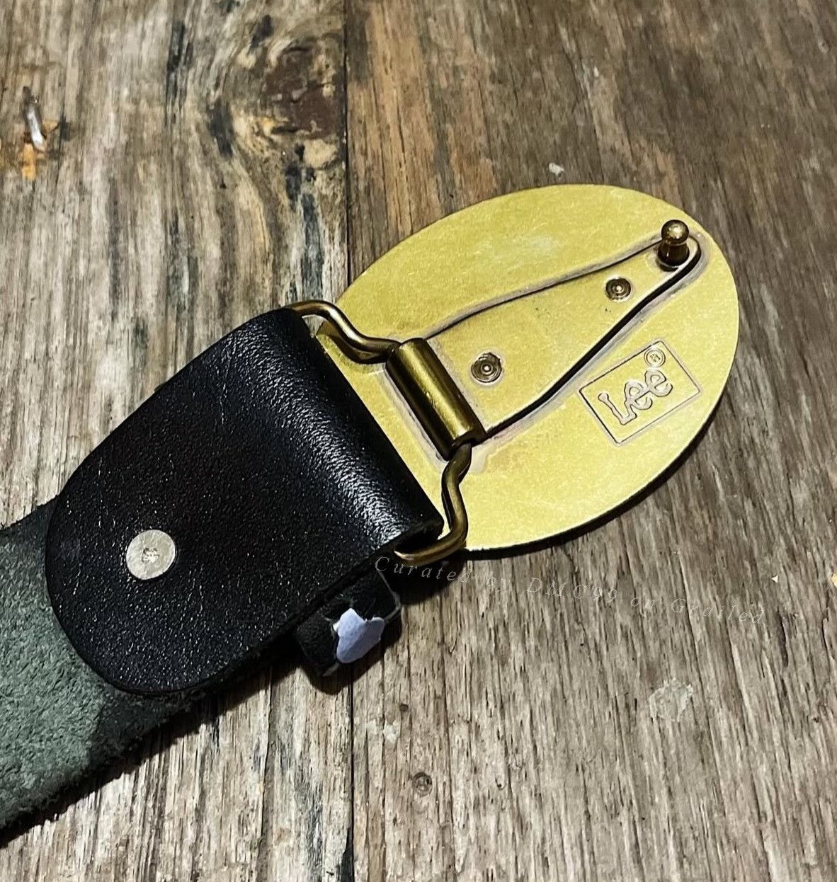 Vintage Vintage Lee 80s-90s Genuine Leather Western Belt Size ONE SIZE - 4 Thumbnail