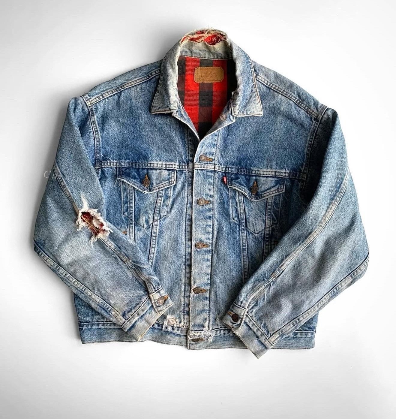 Vintage Vintage Levi's 80s-90s Denim Jacket Size US L / EU 52-54 / 3 - 2 Thumbnail