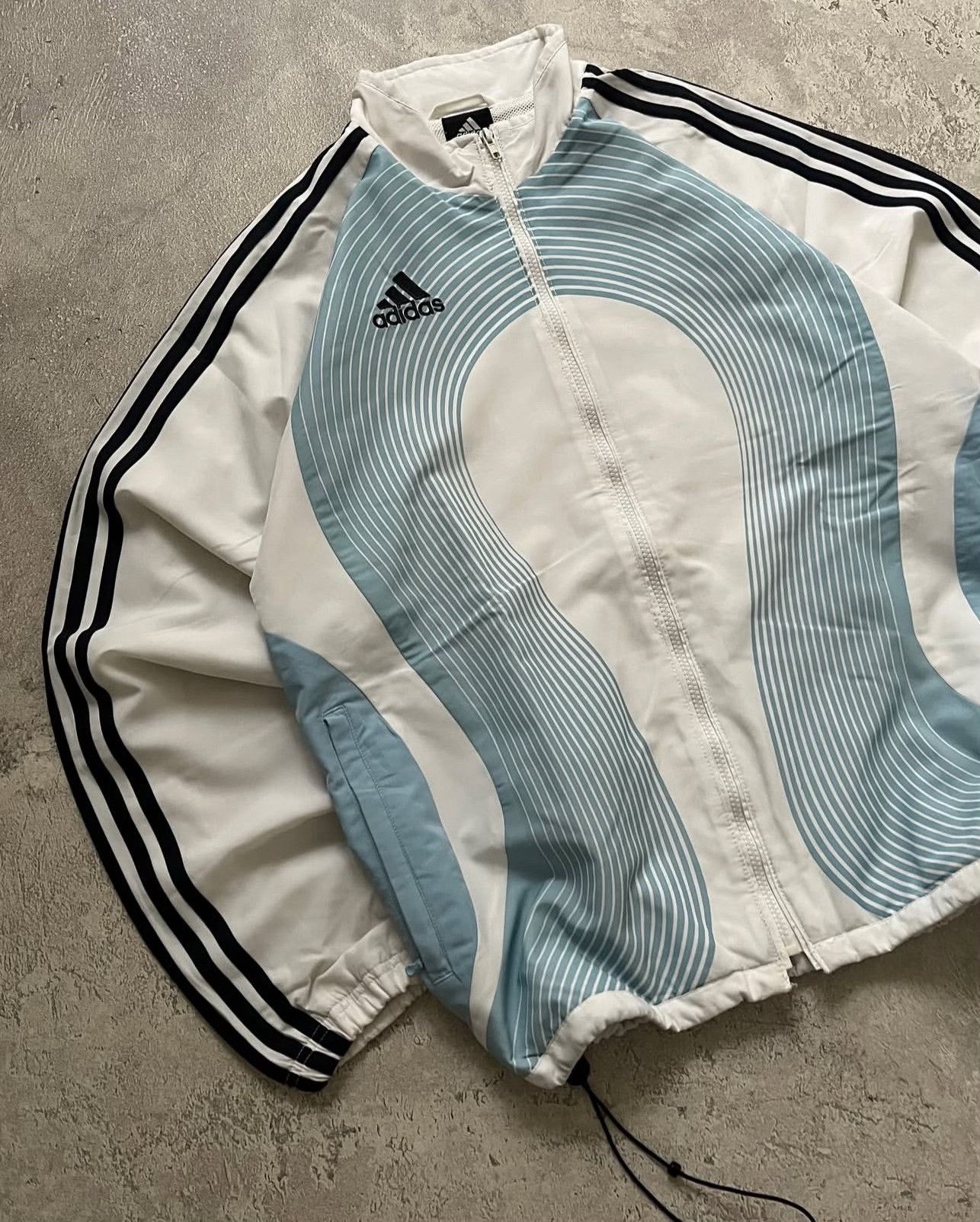 Vintage Vintage 2000's Adidas Football Track Jacket Size US M / EU 48-50 / 2 - 2 Thumbnail
