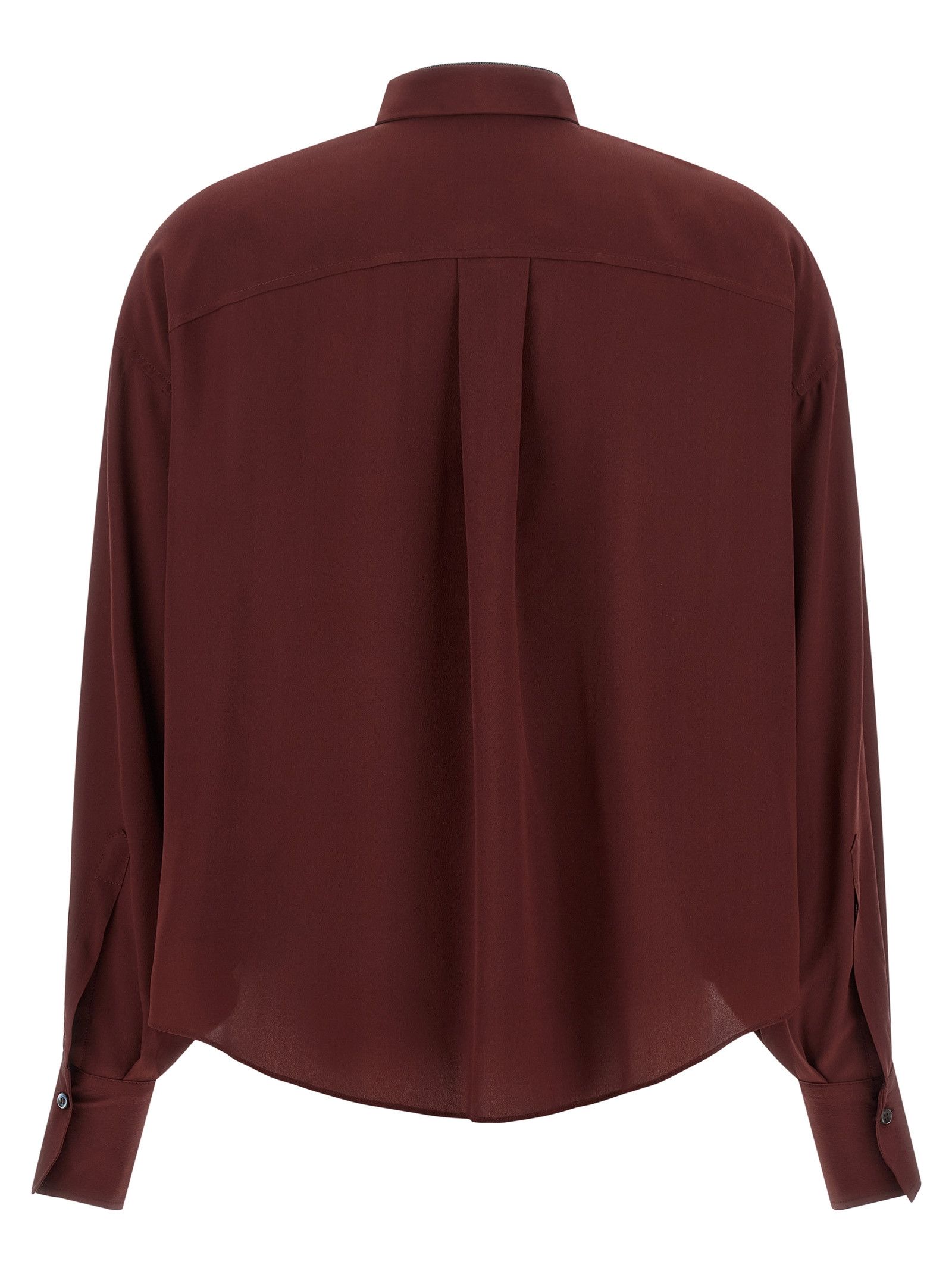 Brunello Cucinelli 'Shiny Collar' shirt Size S / US 4 / IT 40 - 2 Thumbnail