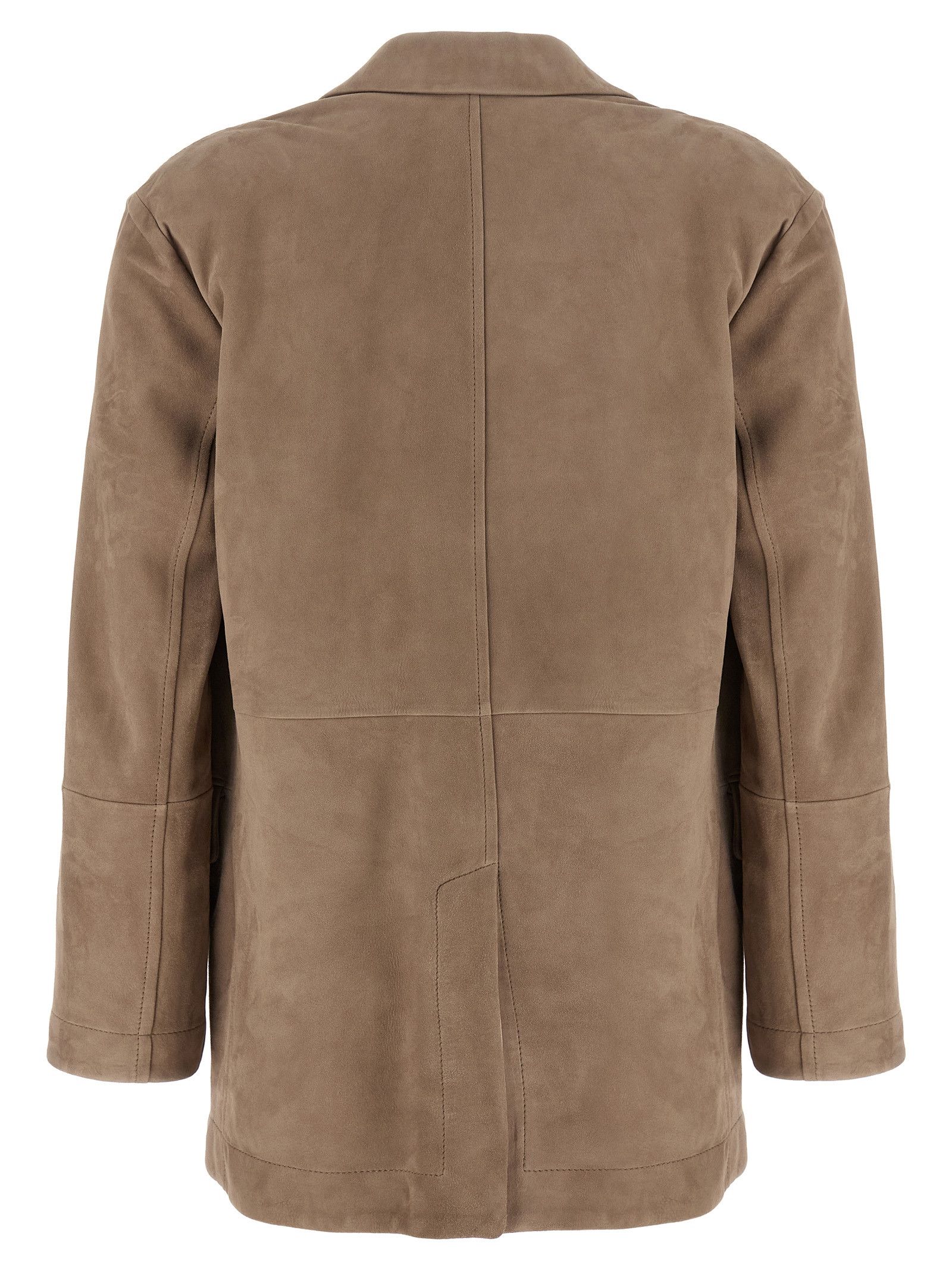 Brunello Cucinelli Suede blazer Size M / US 6-8 / IT 42-44 - 2 Thumbnail