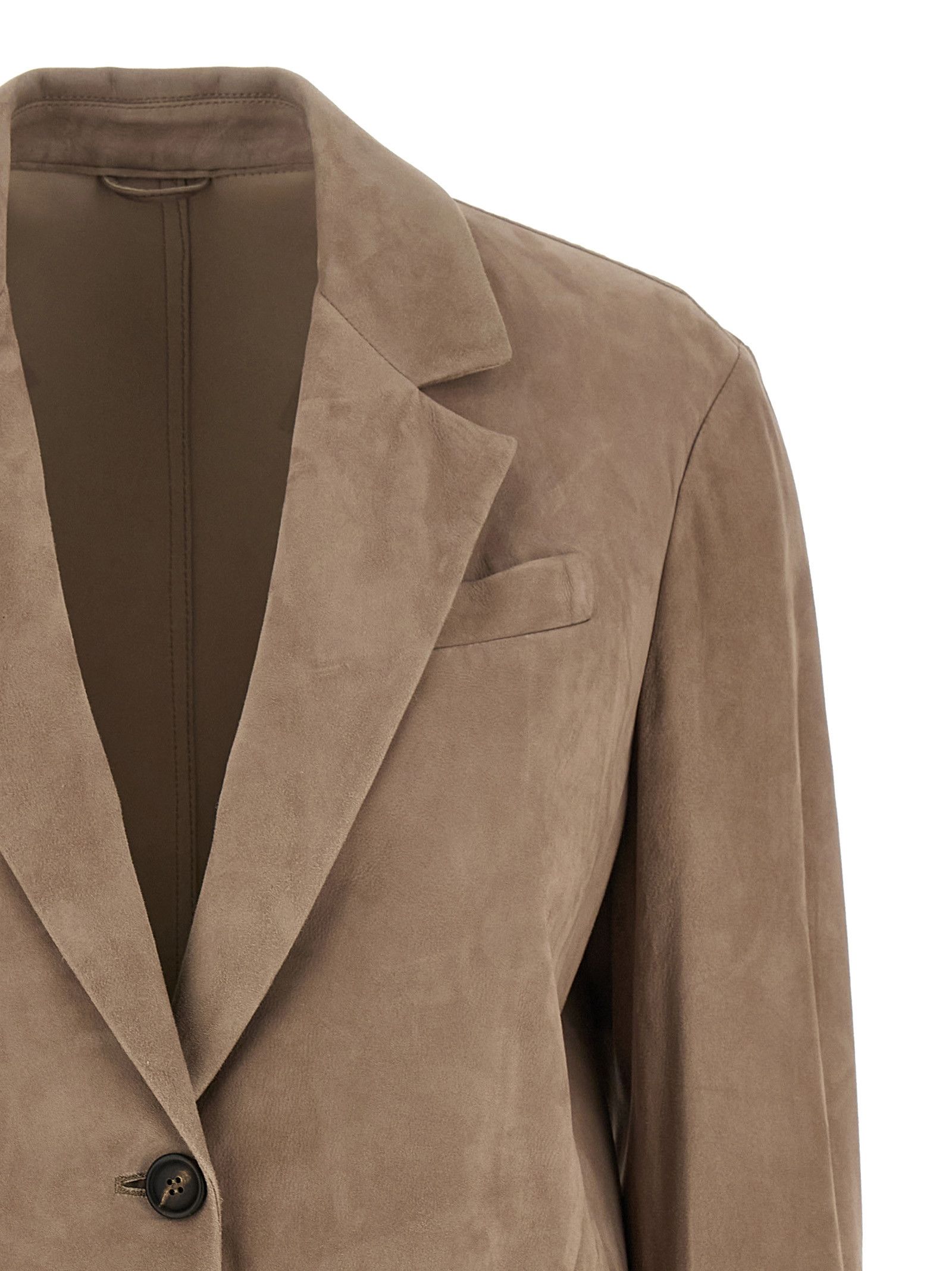 Brunello Cucinelli Suede blazer Size M / US 6-8 / IT 42-44 - 3 Thumbnail