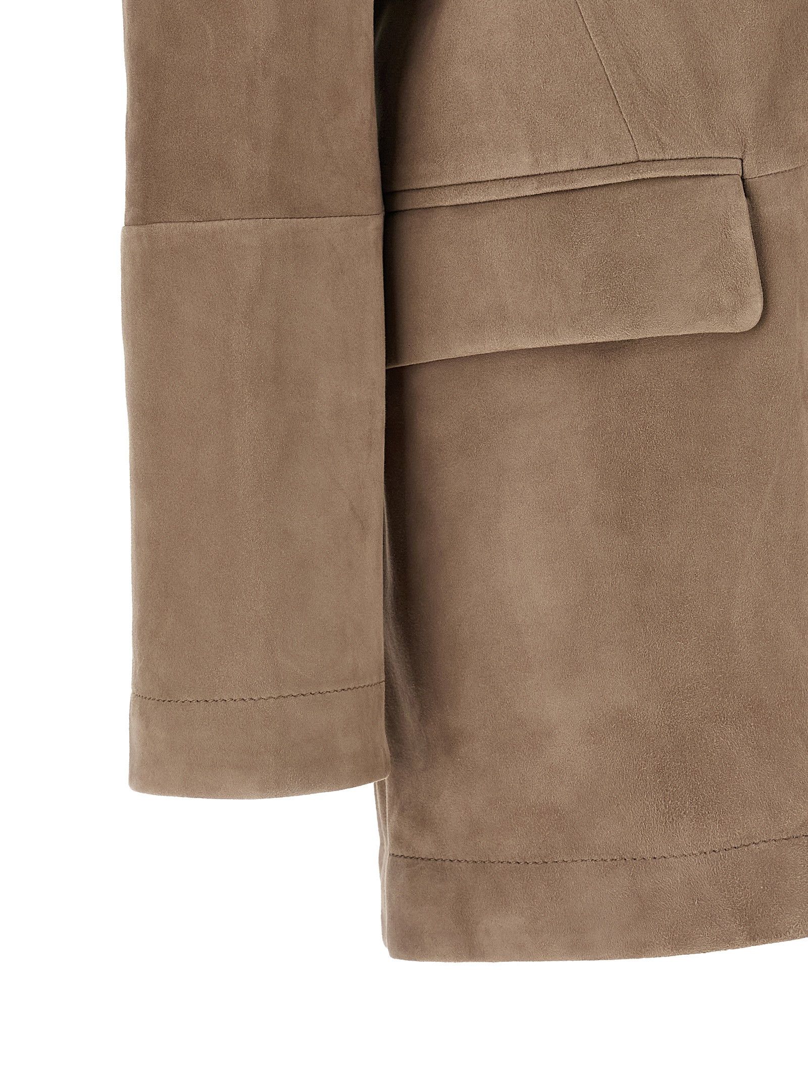 Brunello Cucinelli Suede blazer Size M / US 6-8 / IT 42-44 - 4 Thumbnail