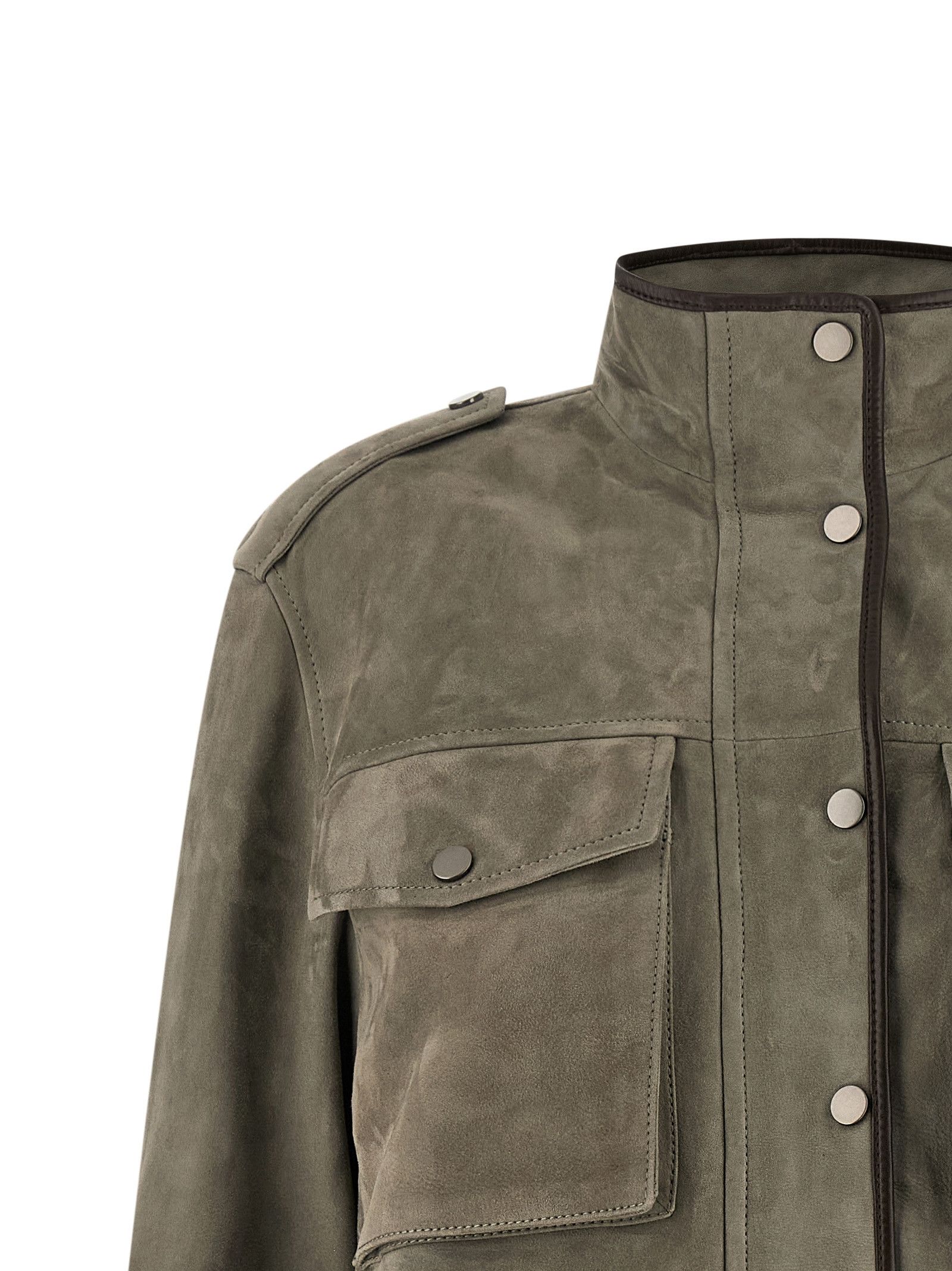 Brunello Cucinelli Couture suede jacket Size M / US 6-8 / IT 42-44 - 3 Thumbnail