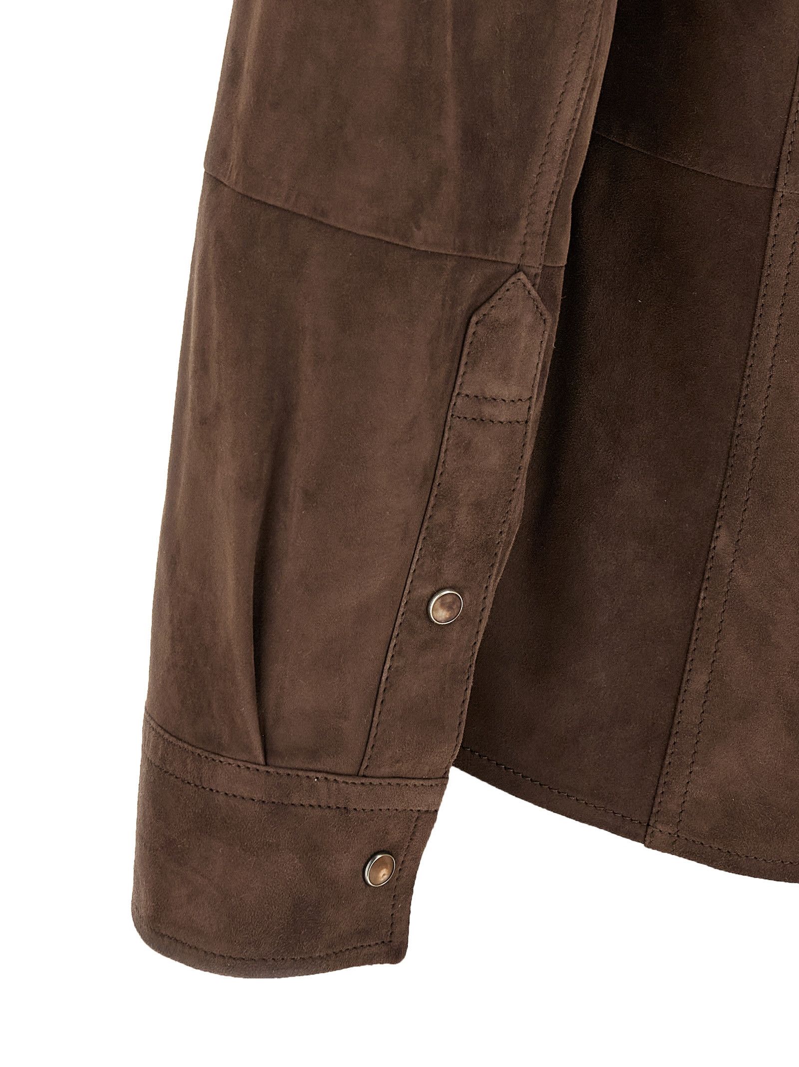 Brunello Cucinelli Suede overshirt Size US L / EU 52-54 / 3 - 4 Thumbnail